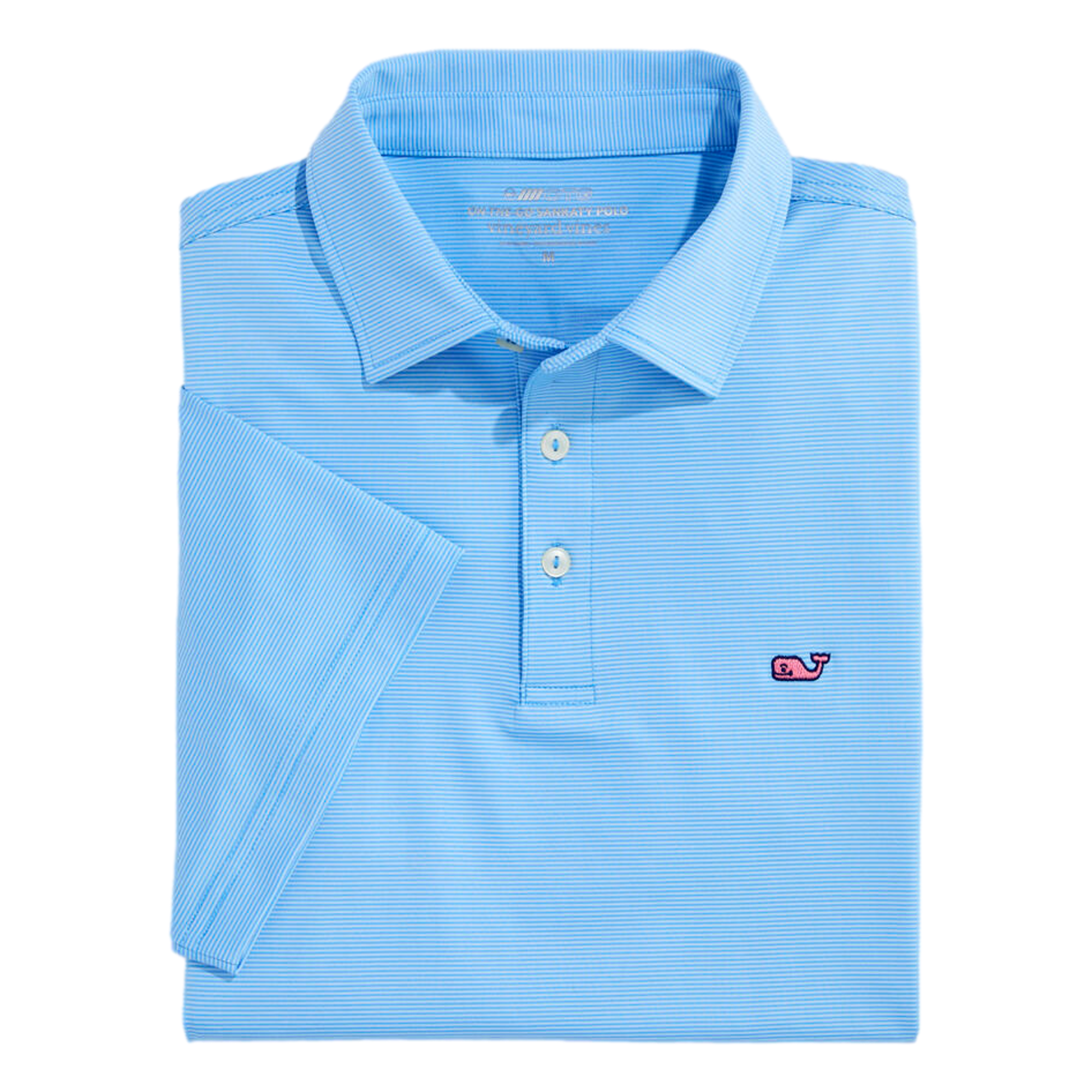 Anegada Striped Sankaty Men's Golf Polo Shirt