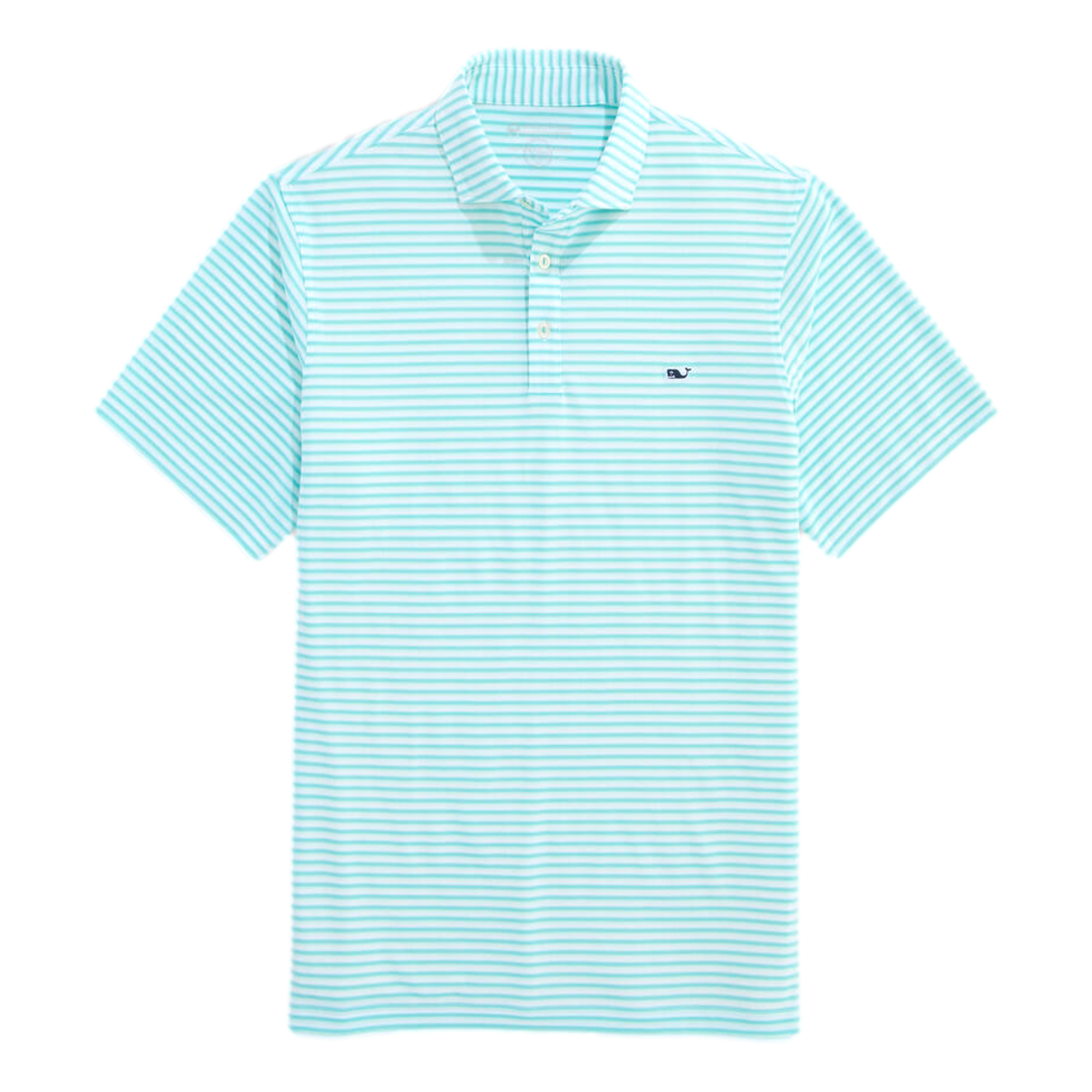 Sankaty Striped Pique Men's Golf Polo Shirt