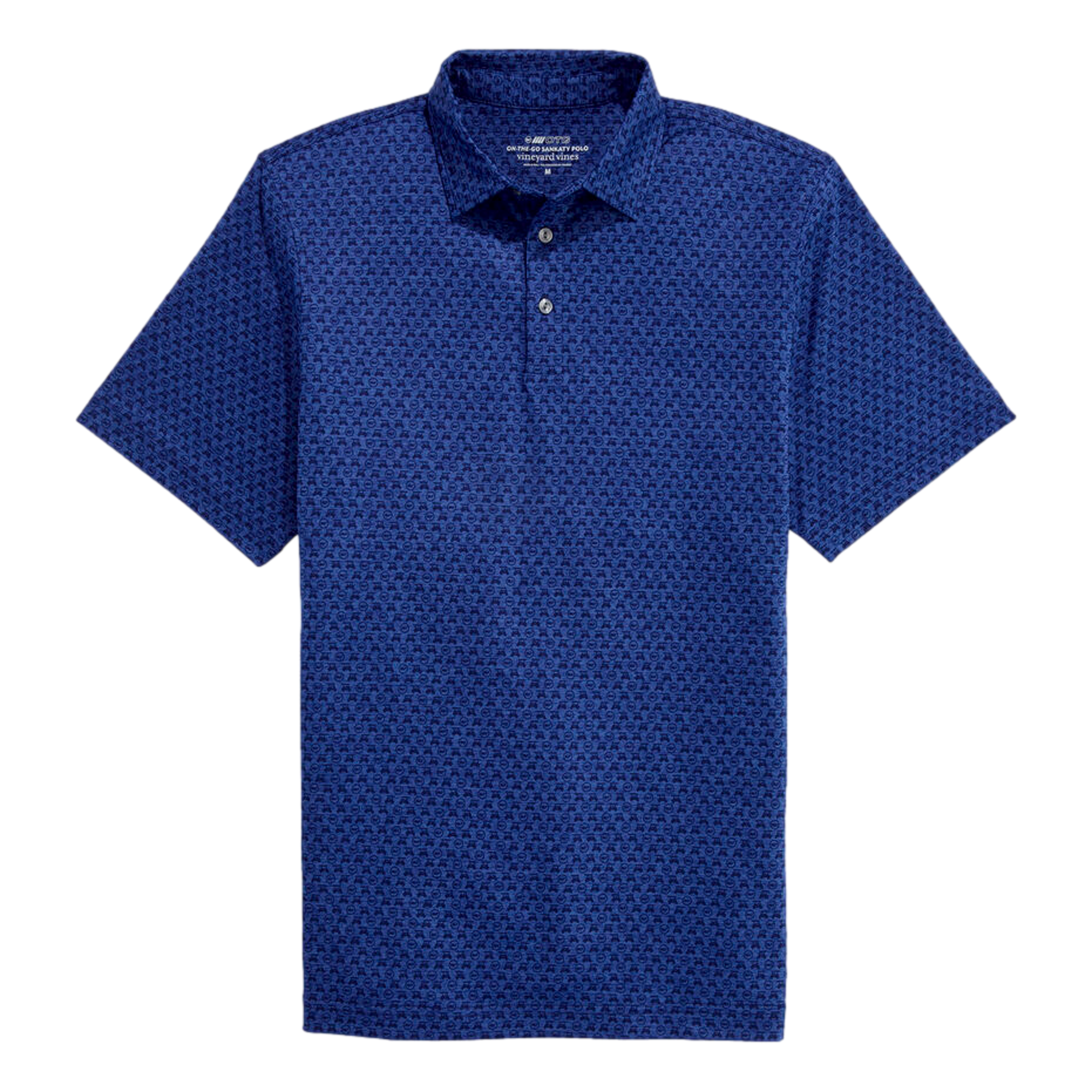 Sankaty Printed Men's Golf Polo Shirt