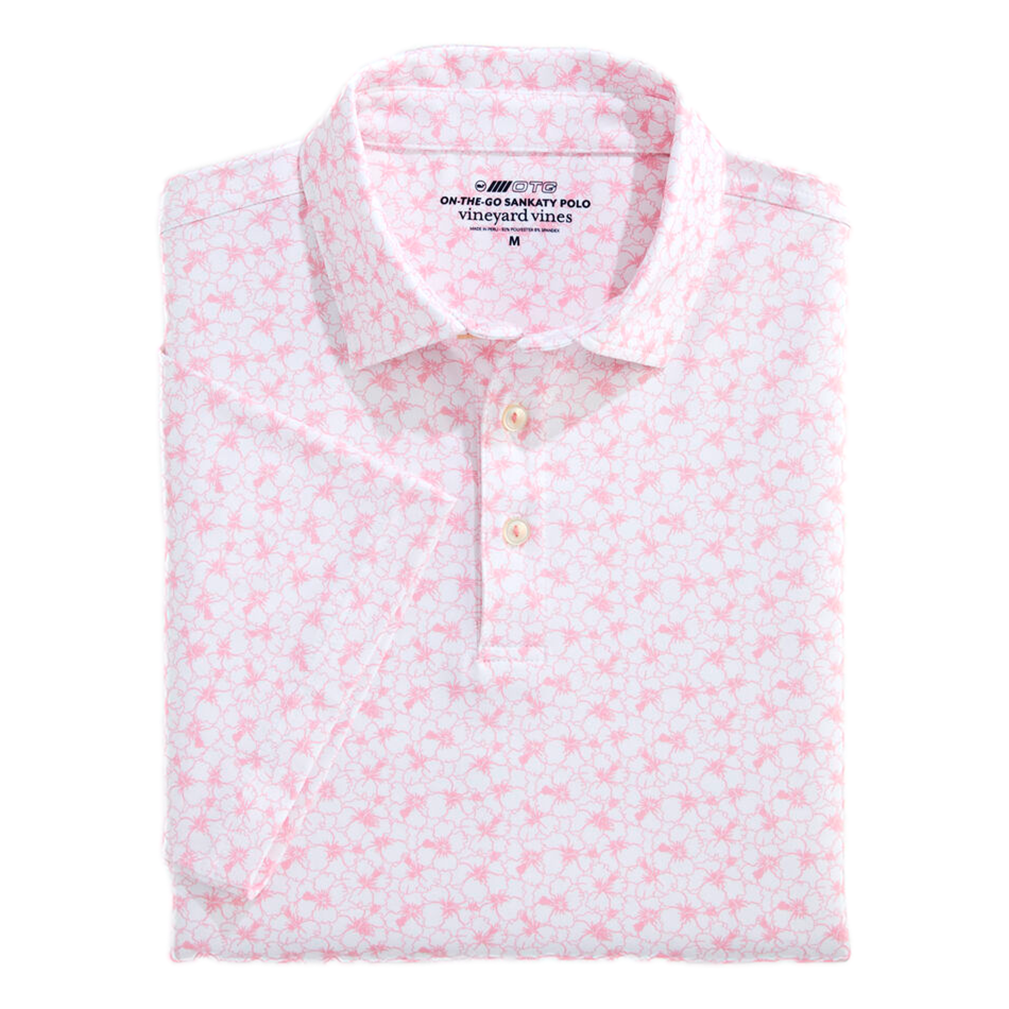 Sankaty Printed Men's Golf Polo Shirt