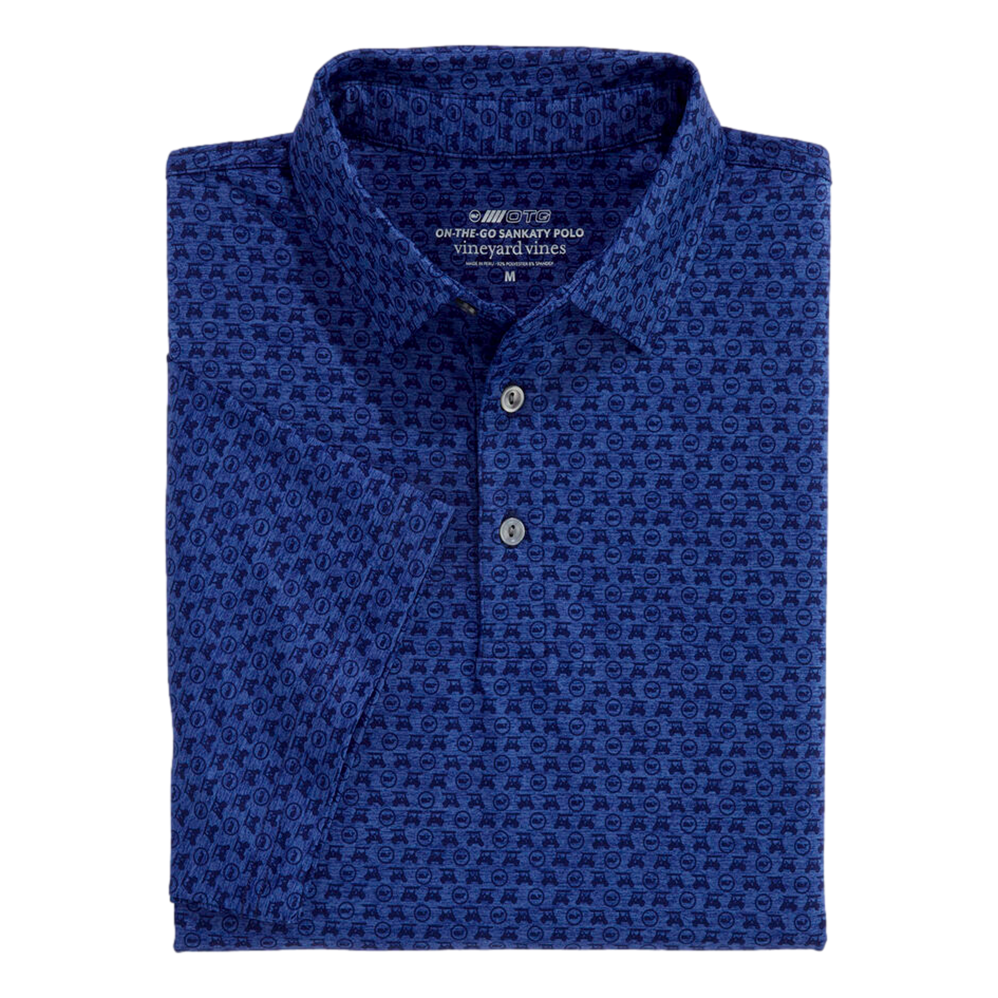 Sankaty Printed Men's Golf Polo Shirt