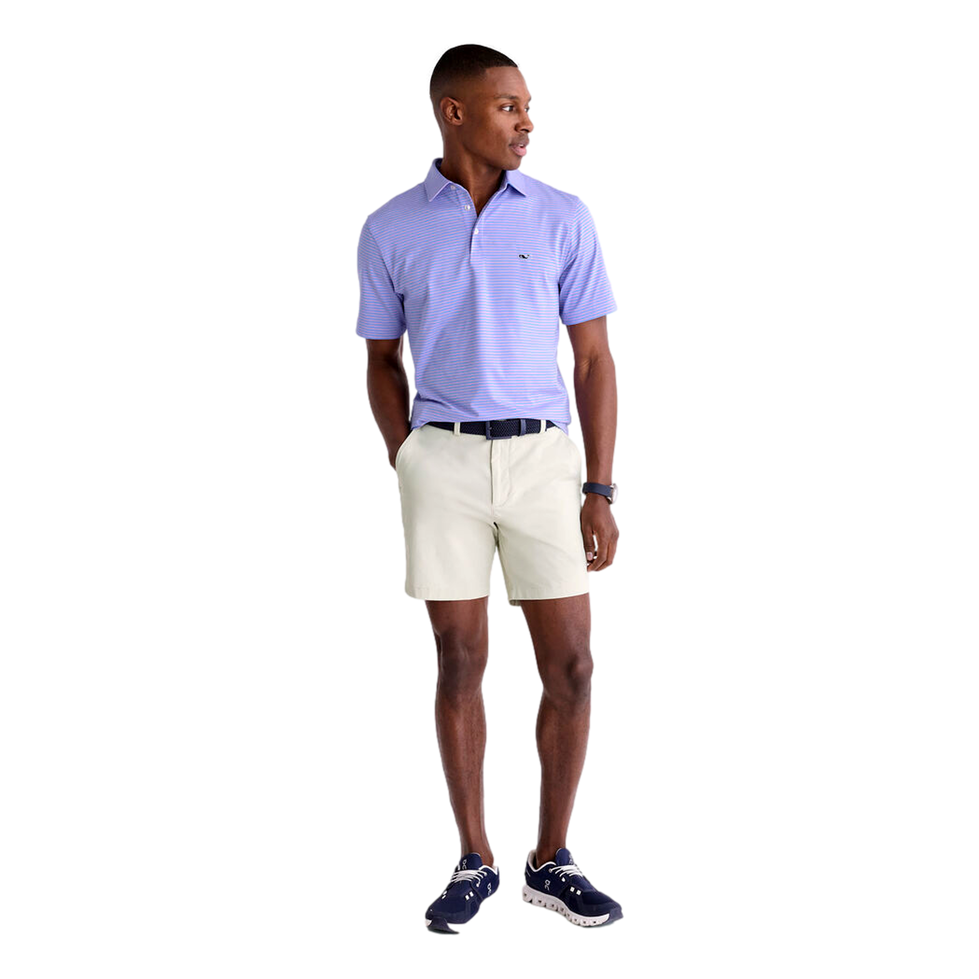 Bradley Striped Sankaty Men's Golf Polo Shirt