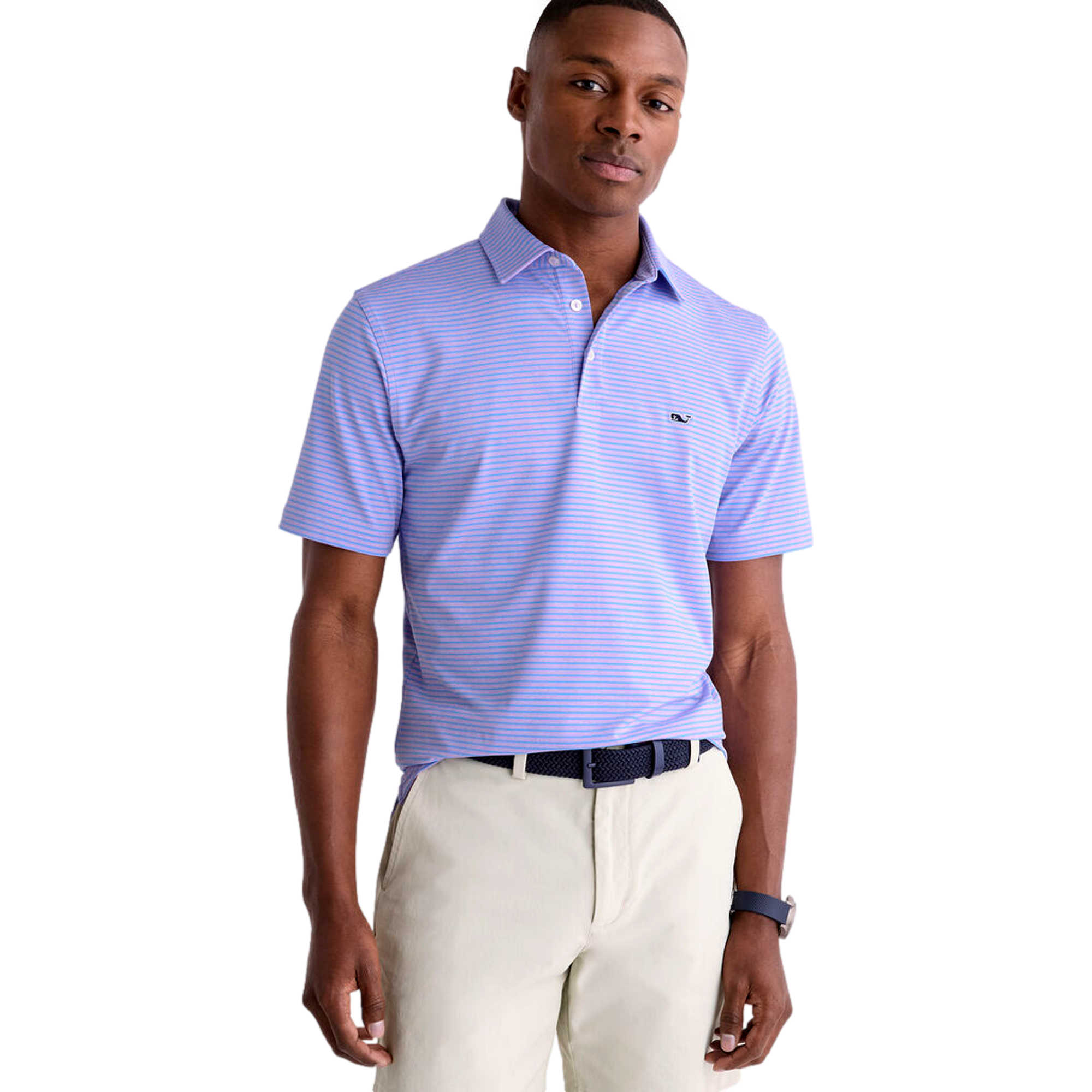 Bradley Striped Sankaty Men's Golf Polo Shirt