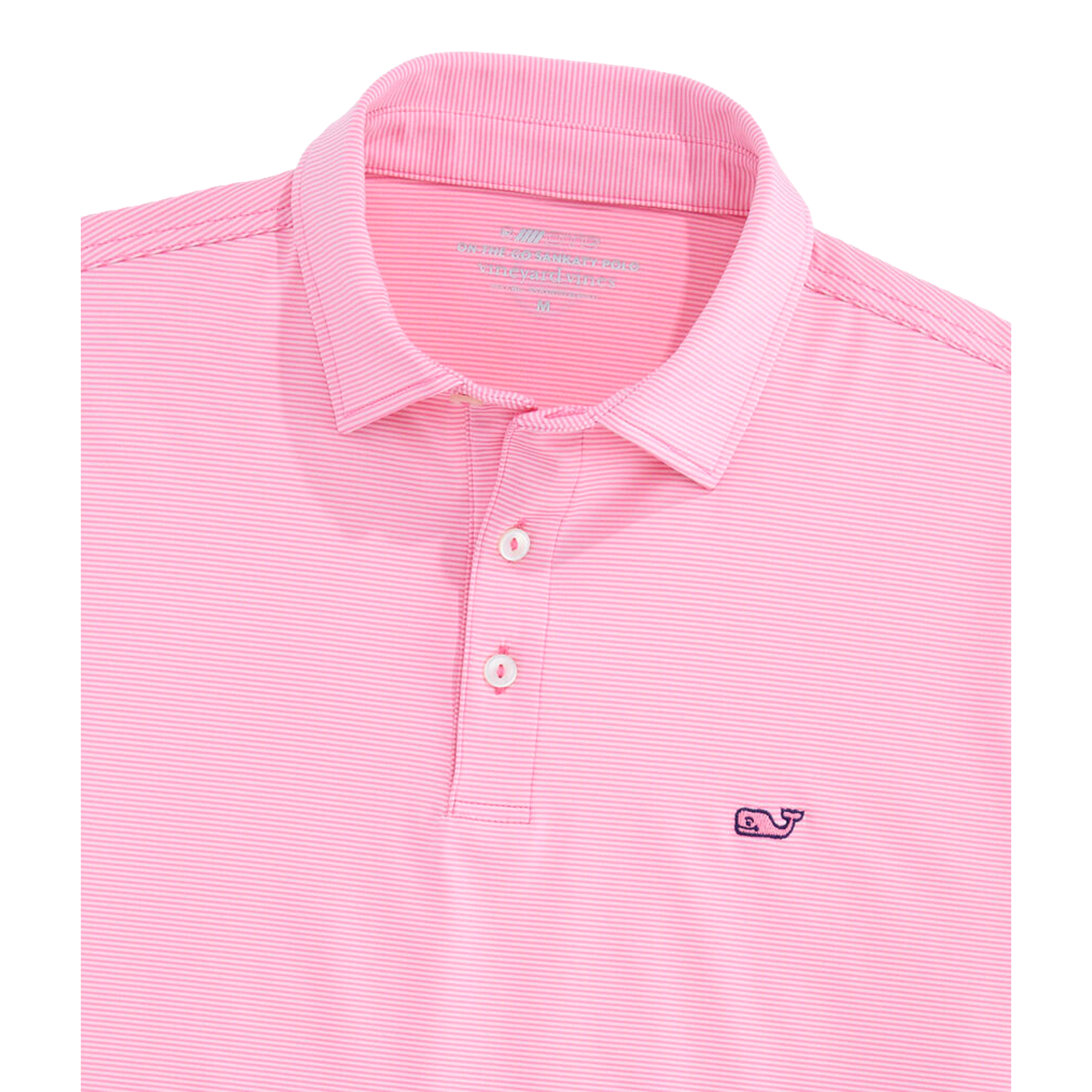 Anegada Striped Sankaty Men's Golf Polo Shirt