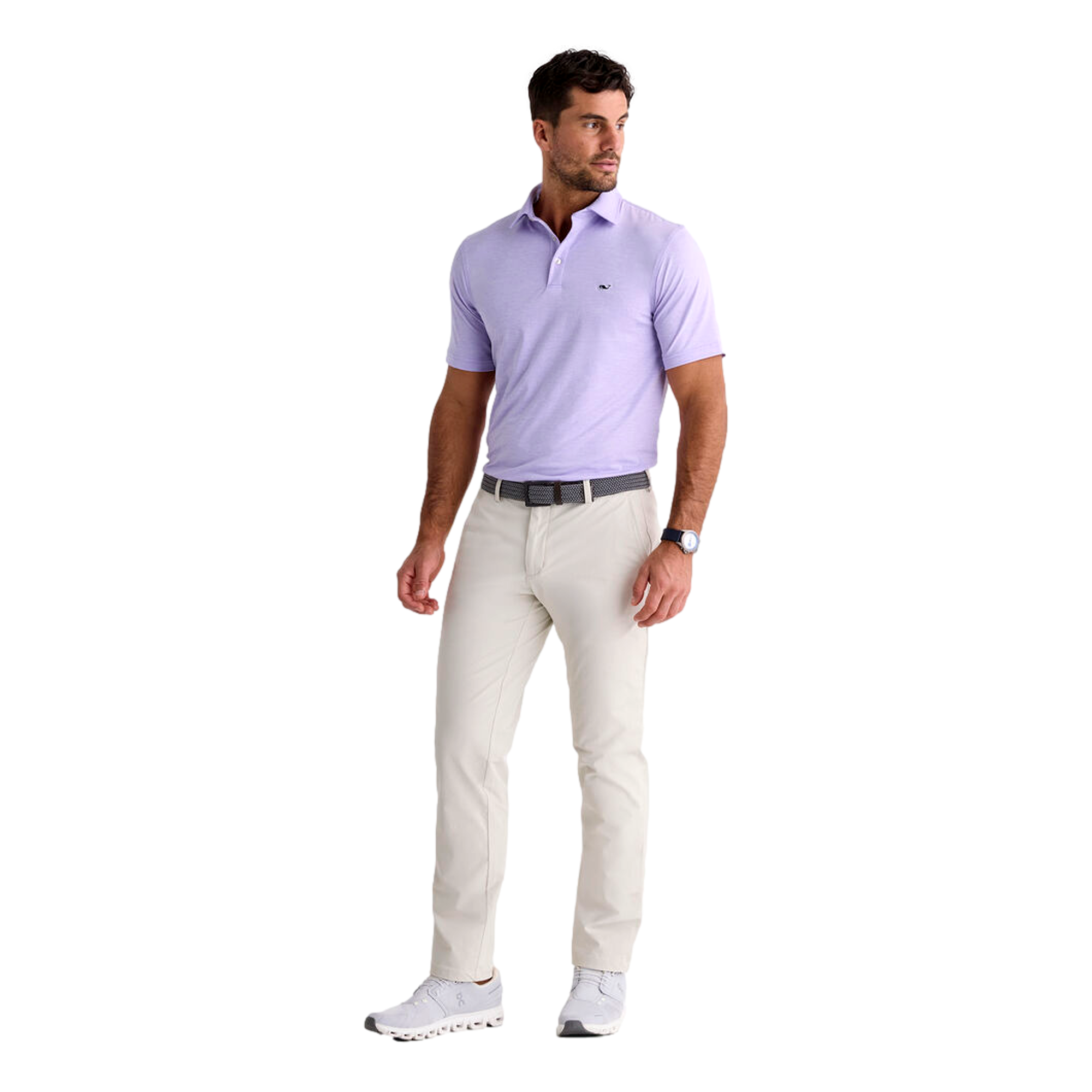 St. Jean Striped Sankaty Men's Golf Polo Shirt