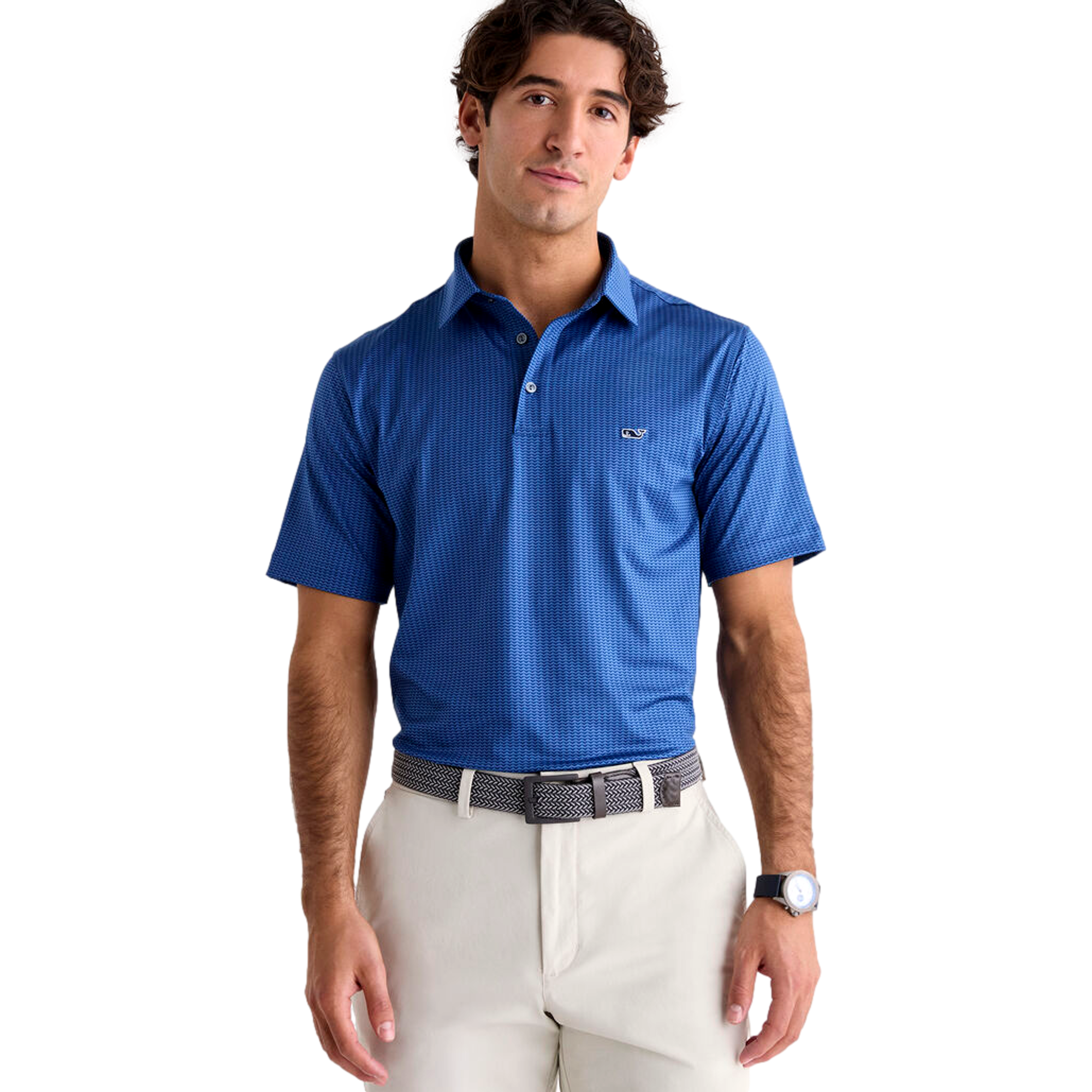 Printed Sankaty Men's Golf Polo Shirt
