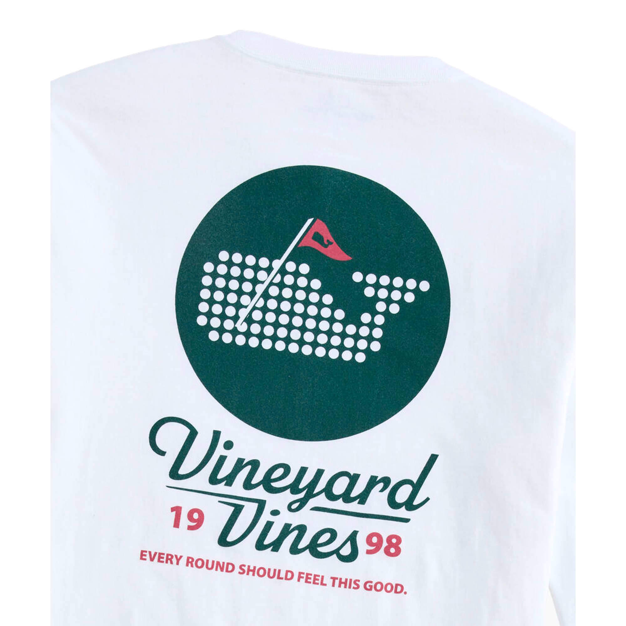 Golf Ball Whale Long Sleeve Men's Golf T-Shirt