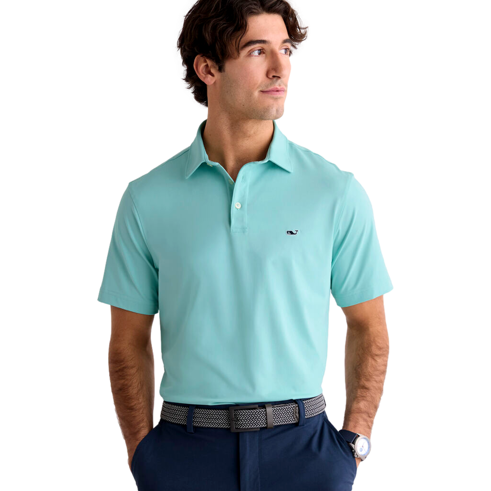 Performance Solid Sankaty Men's Golf Polo Shirt