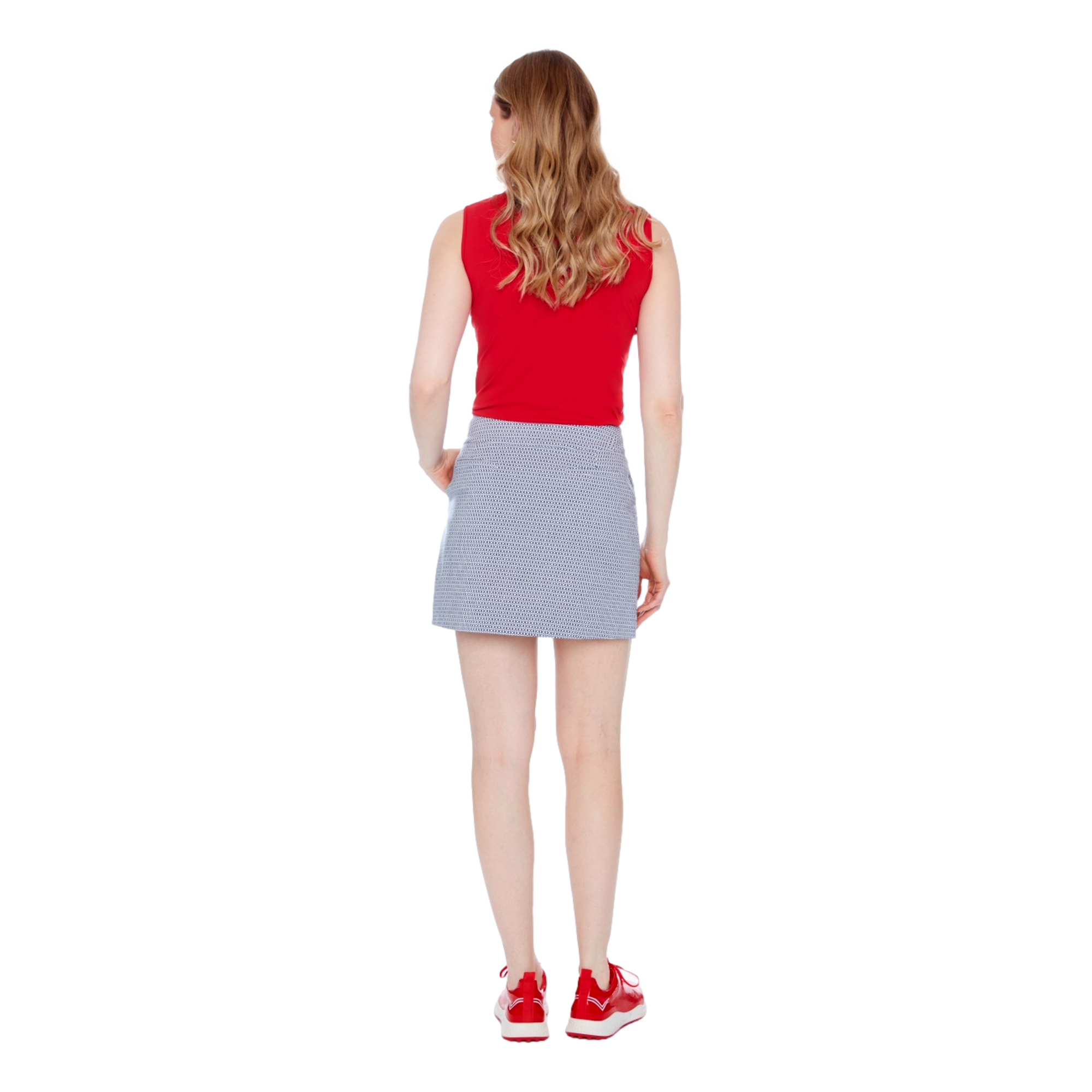Geo Print Women's 16" Golf Skort