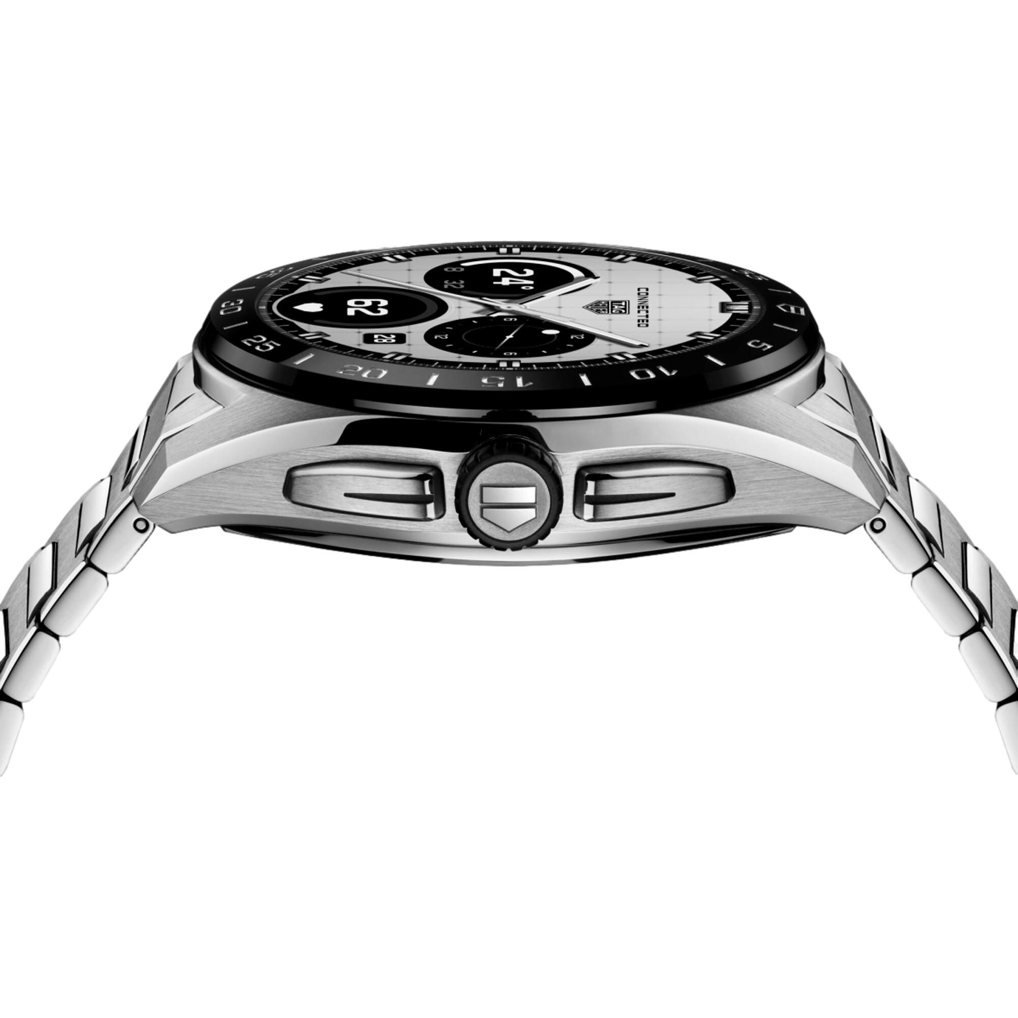 Connected Calibre E5 45mm GPS Watch - Steel/Bracelet Edition