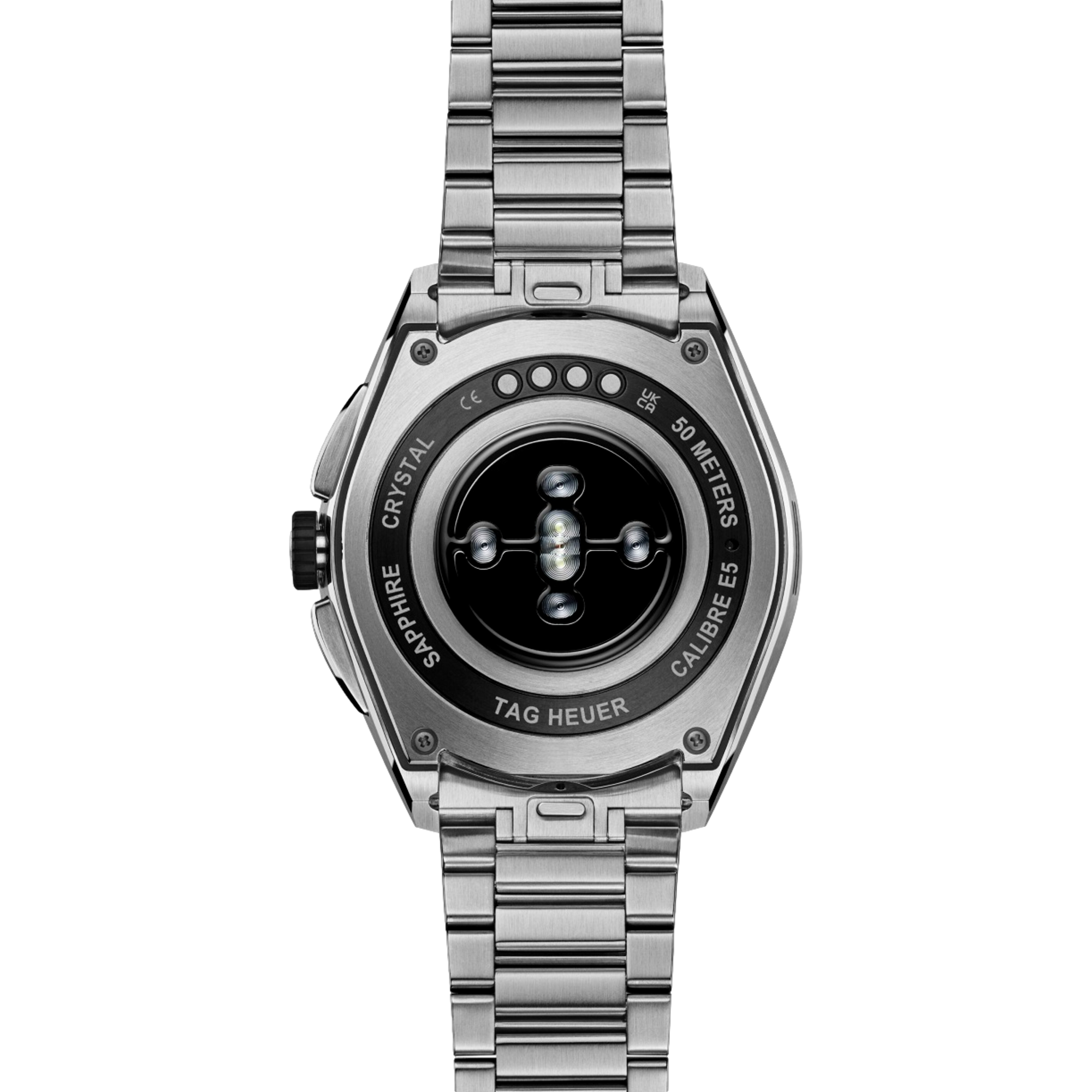 Connected Calibre E5 45mm GPS Watch - Steel/Bracelet Edition