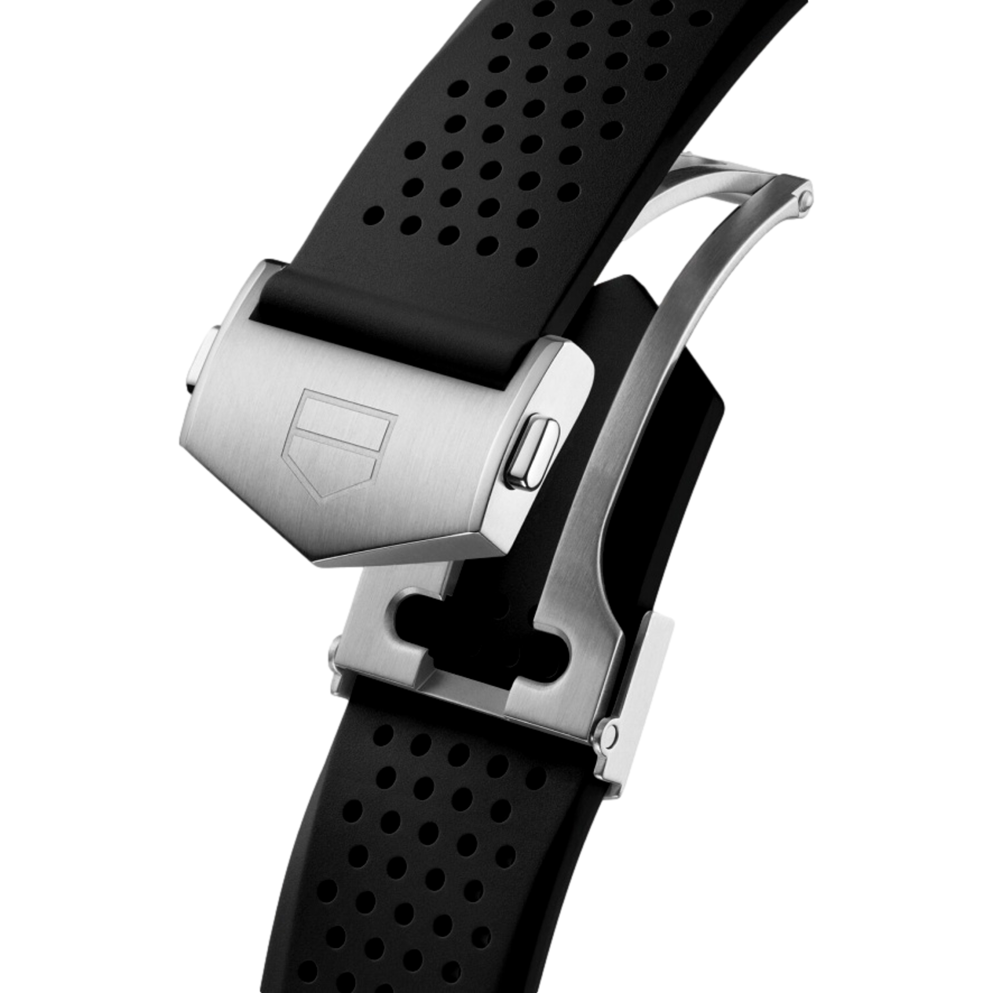 Connected Calibre E5 45mm GPS Watch - Steel/Rubber Edition