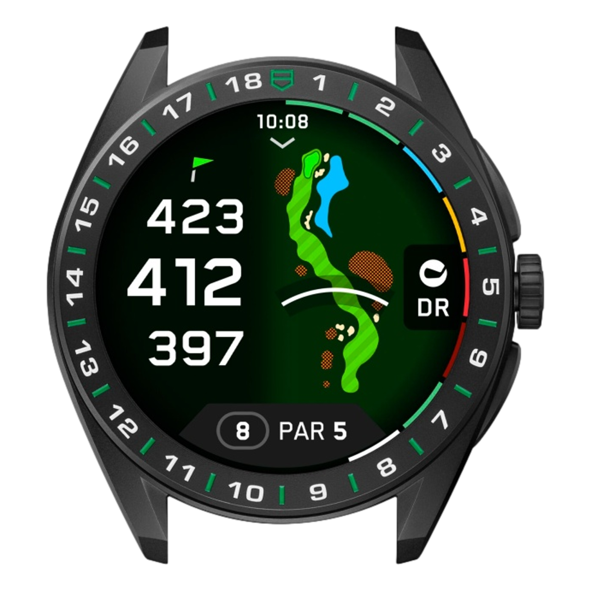 Connected Calibre E5 45mm GPS Watch - Golf Edition