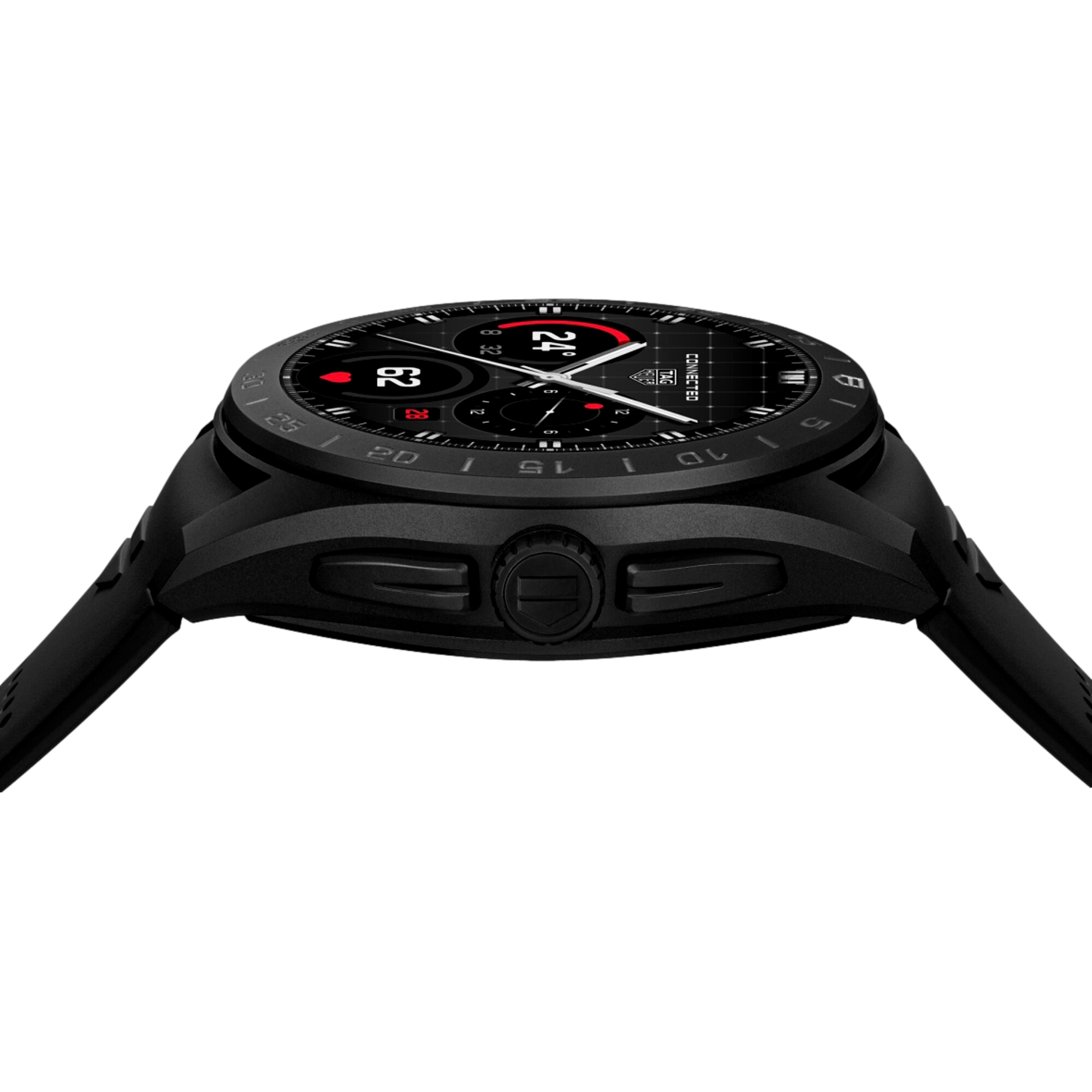 Connected Calibre E5 45mm GPS Watch - Titanium/Rubber Edition