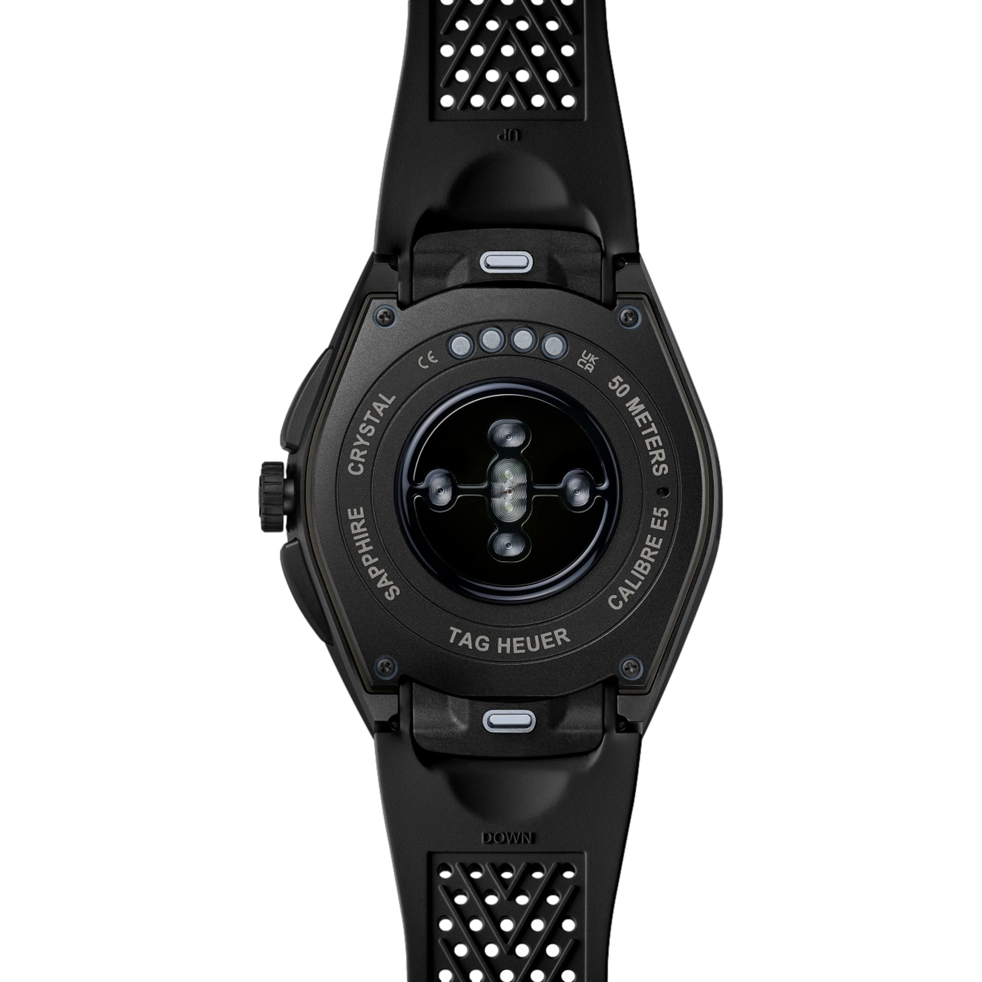 Connected Calibre E5 45mm GPS Watch - Titanium/Rubber Edition