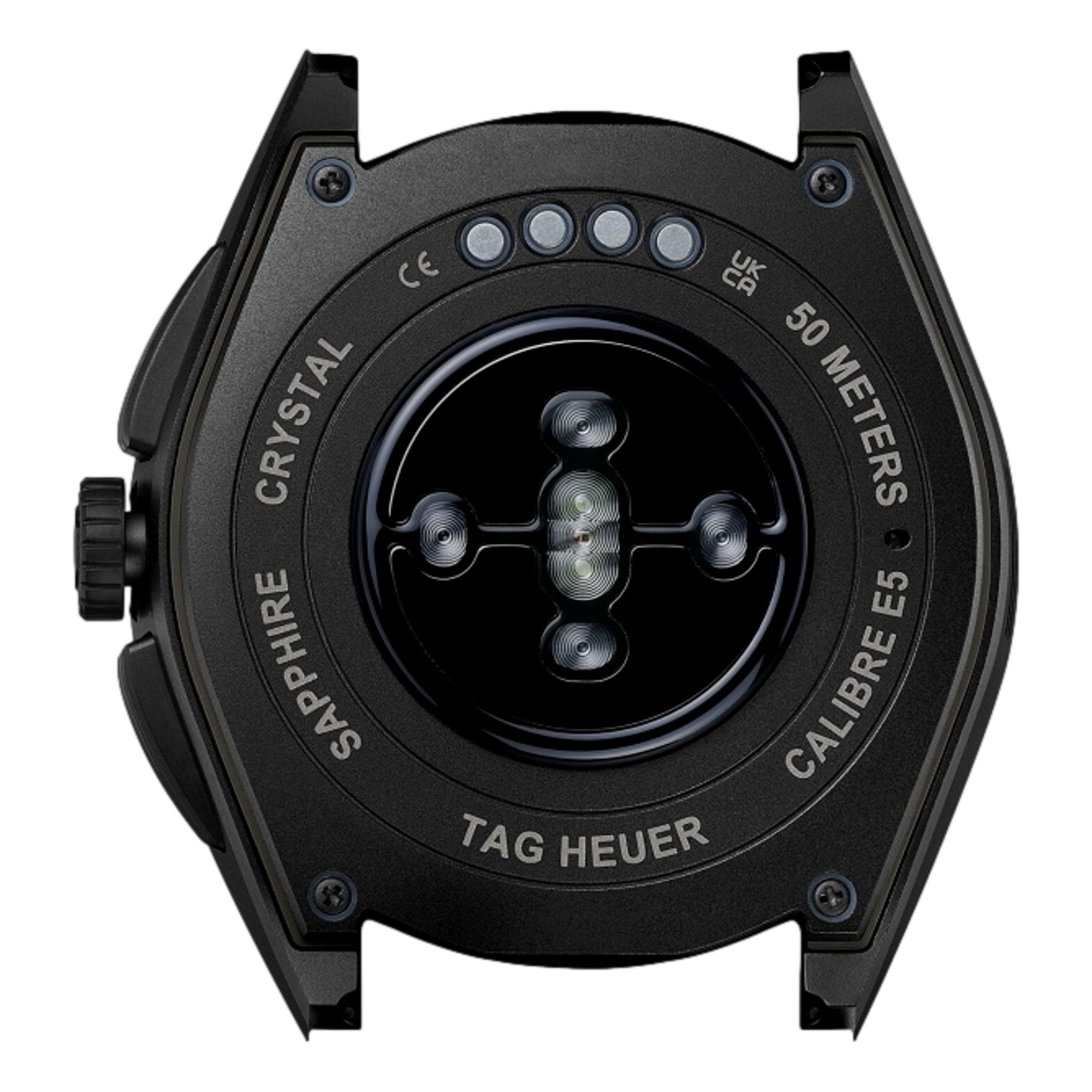 Connected Calibre E5 45mm GPS Watch - Titanium/Rubber Edition
