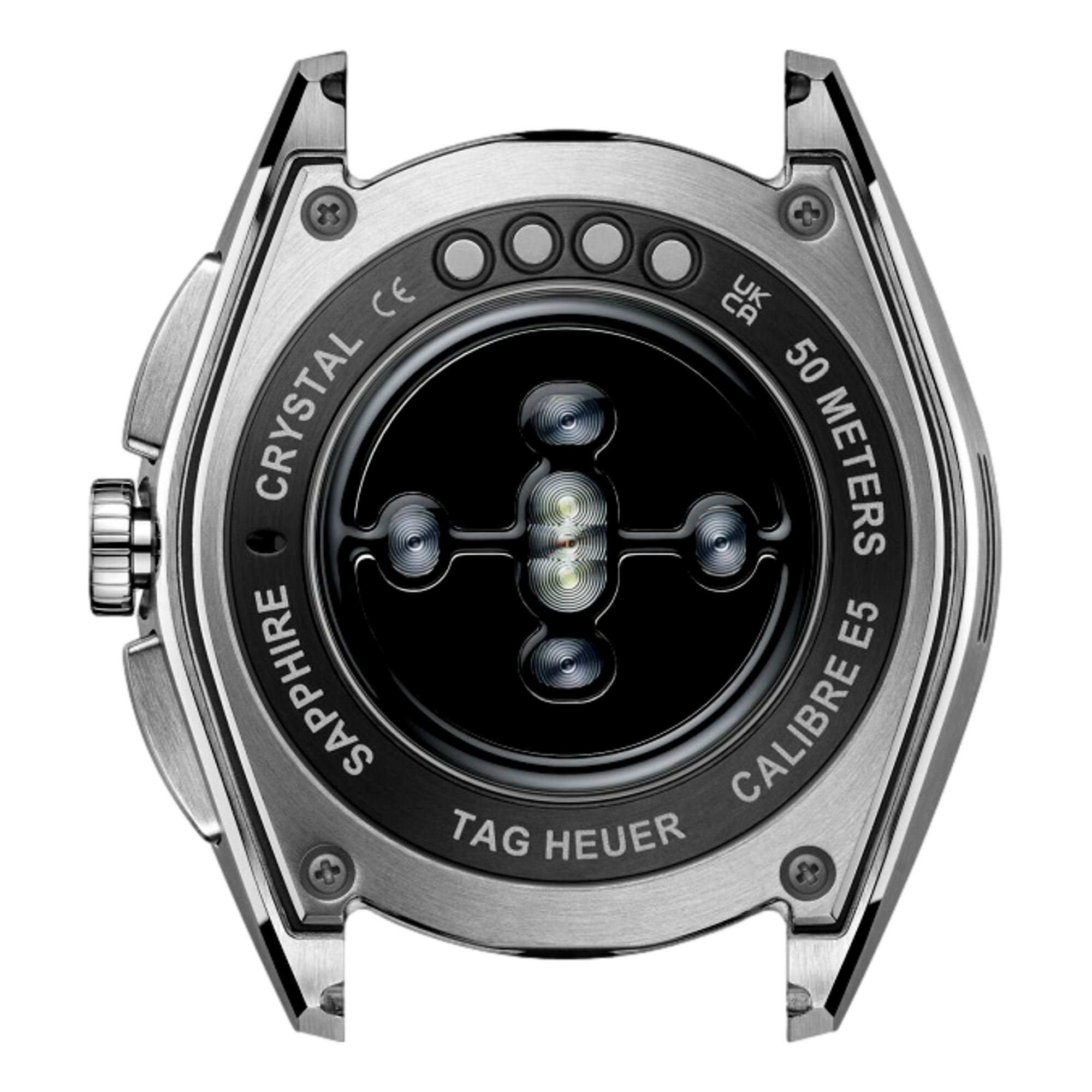Connected Calibre E5 40mm Watch - Steel/Rubber Edition