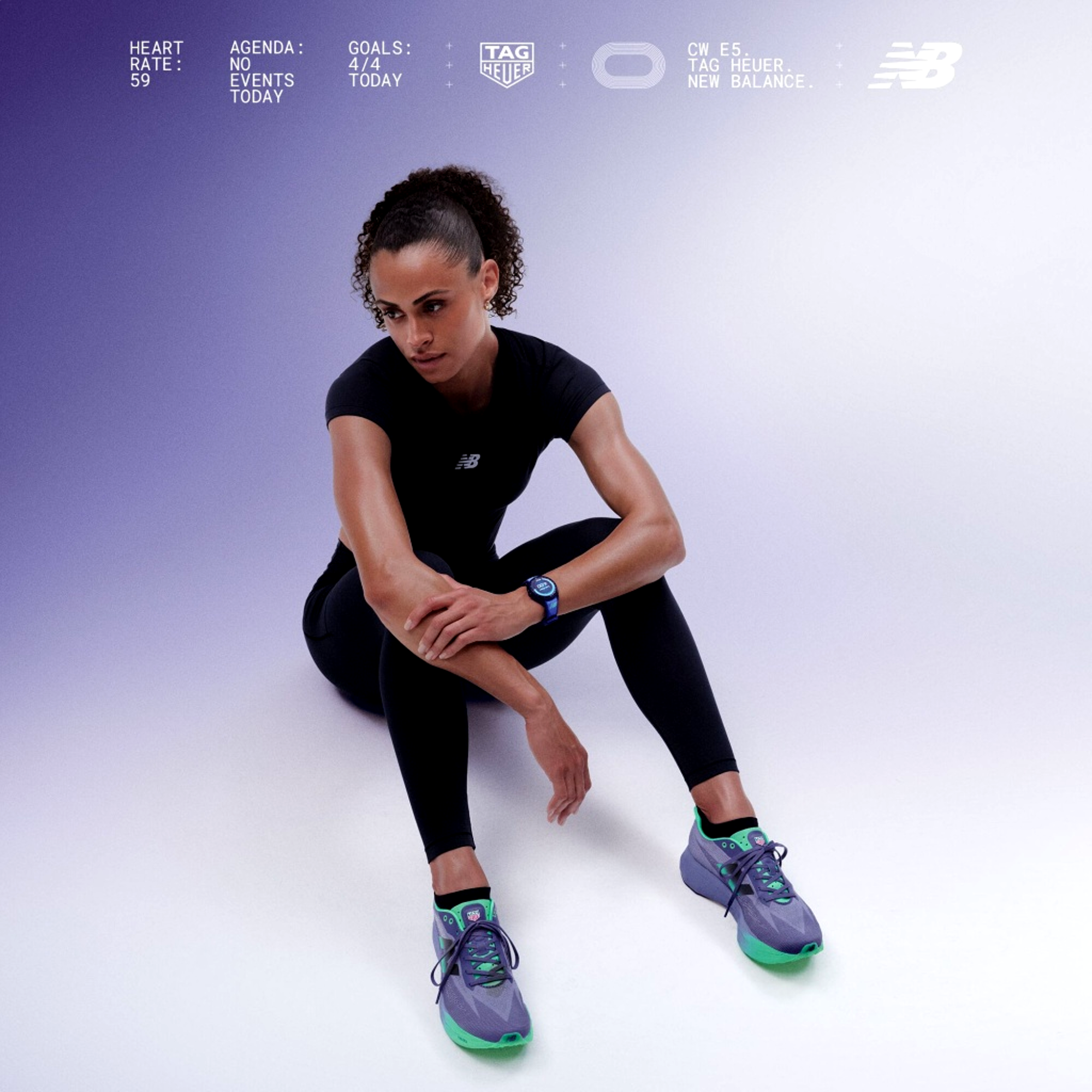 Connected Calibre E5 40mm GPS Watch - New Balance Edition