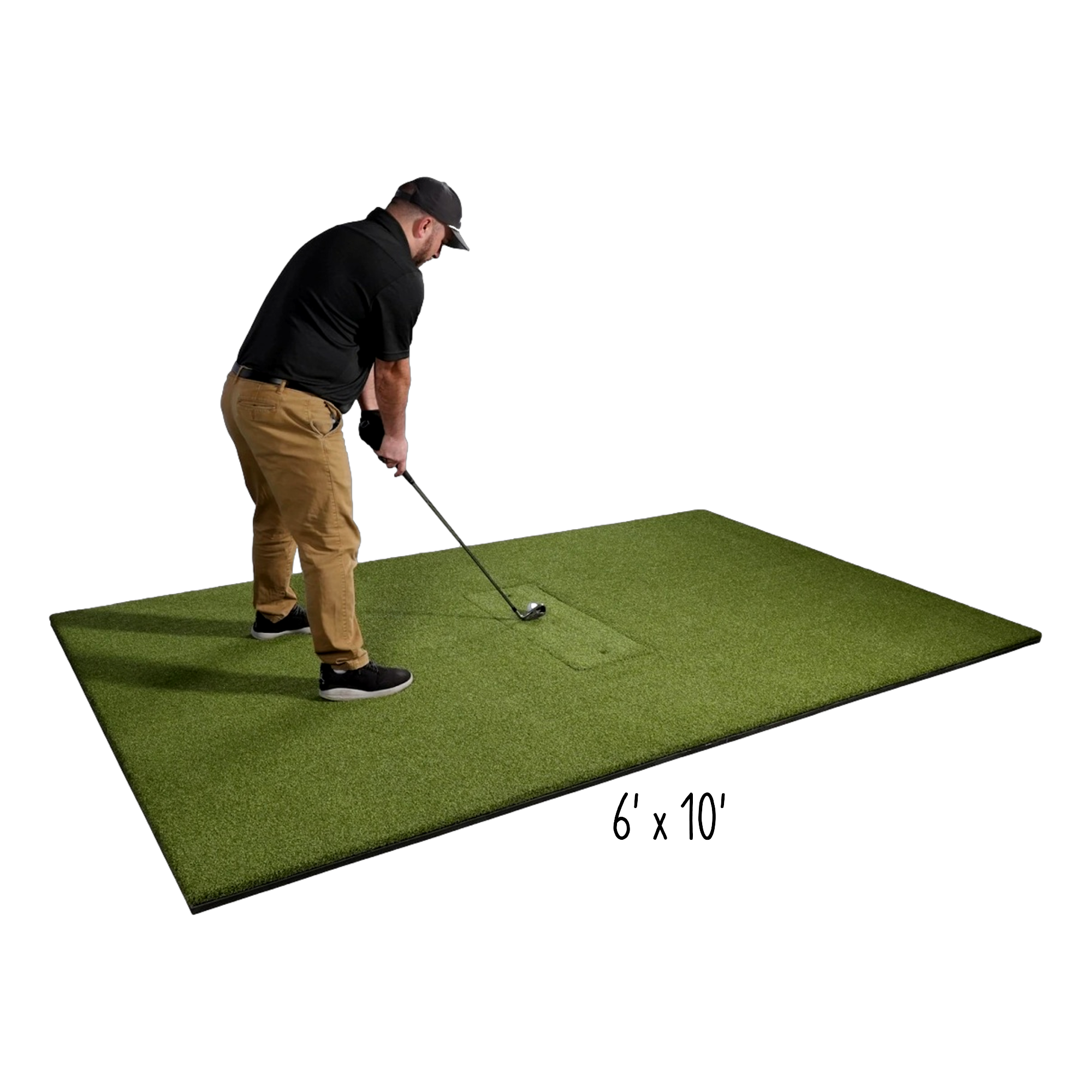 Carl's HotShot™ Golf Simulator Hitting Mat w/ Insert - Multiple Sizes Available