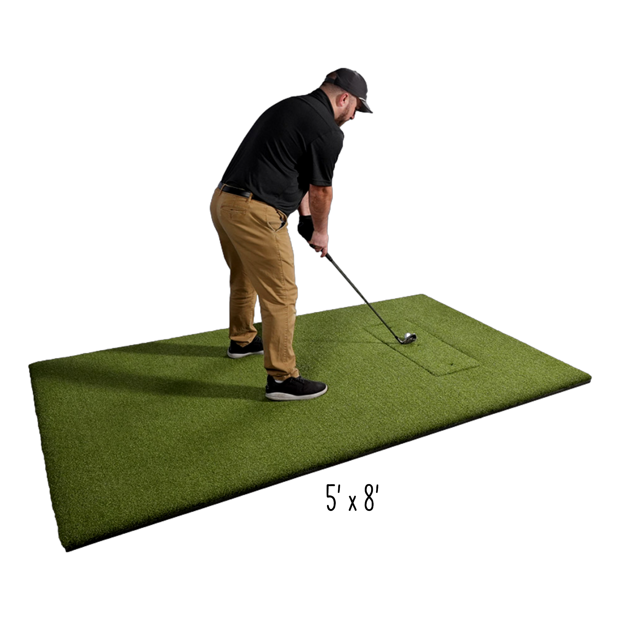 Carl's HotShot™ Golf Simulator Hitting Mat w/ Insert - Multiple Sizes Available