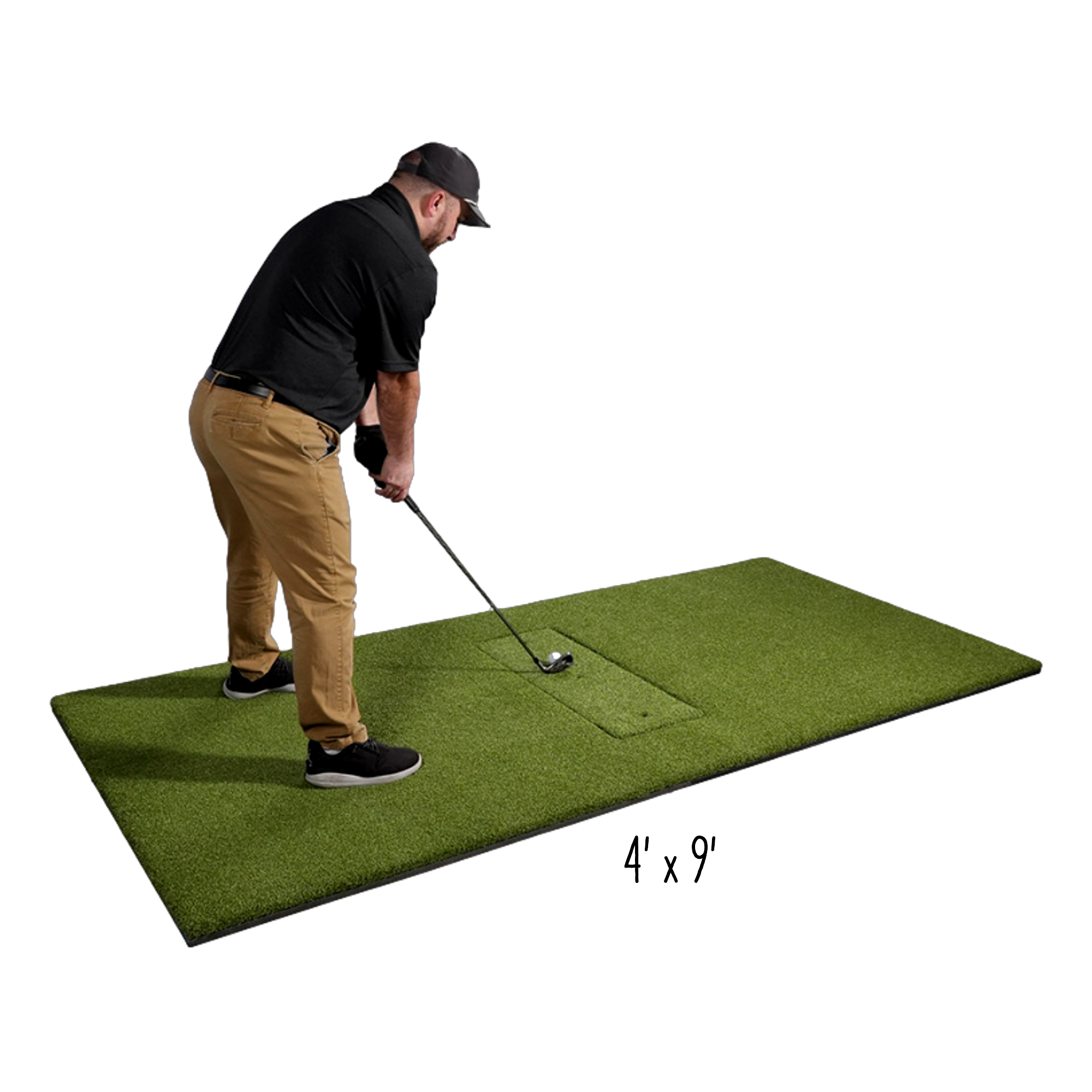Carl's HotShot™ Golf Simulator Hitting Mat w/ Insert - Multiple Sizes Available