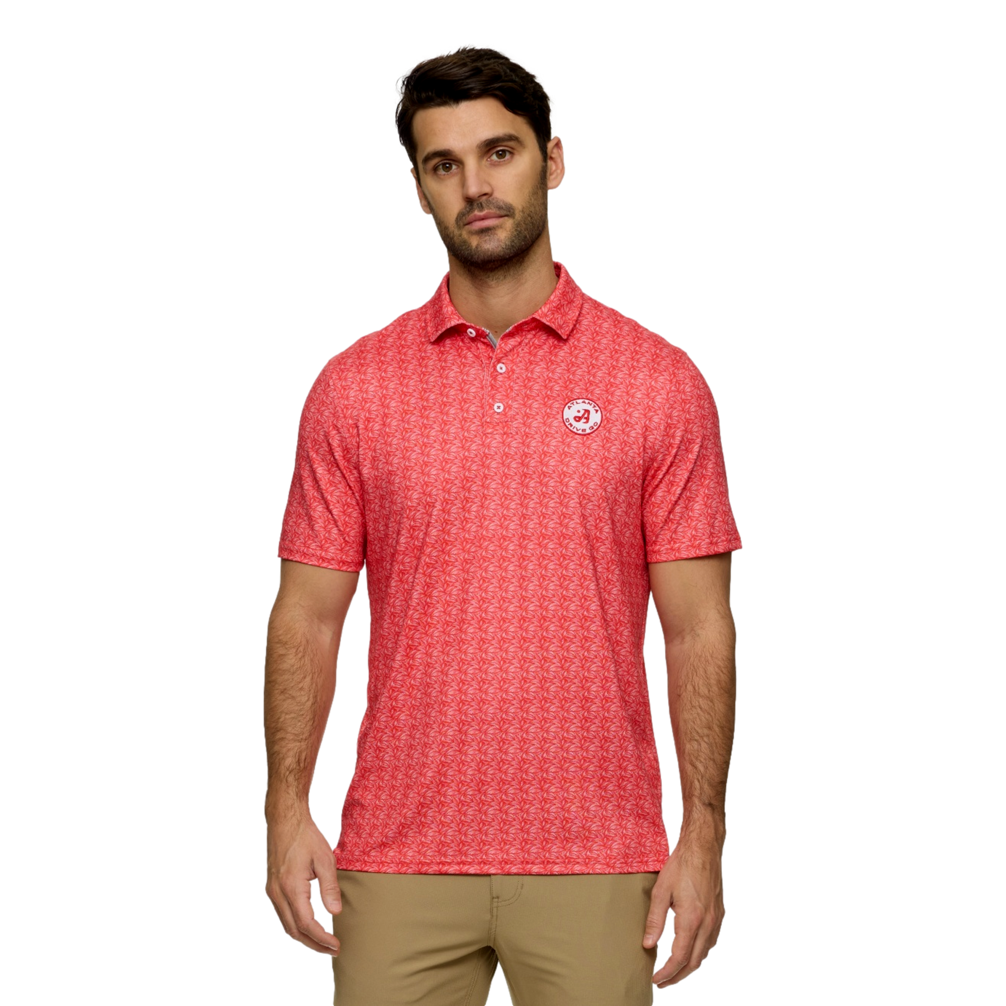 Atlanta Drive GC Cloverdale Leaf Men's Golf Polo Shirt