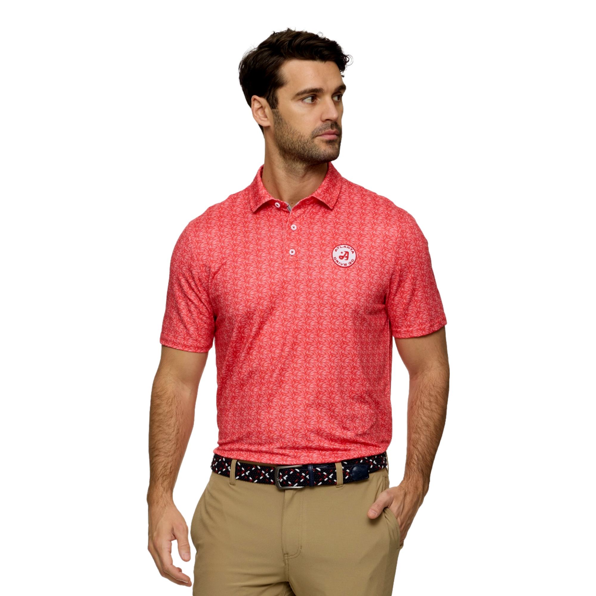 Atlanta Drive GC Cloverdale Leaf Men's Golf Polo Shirt