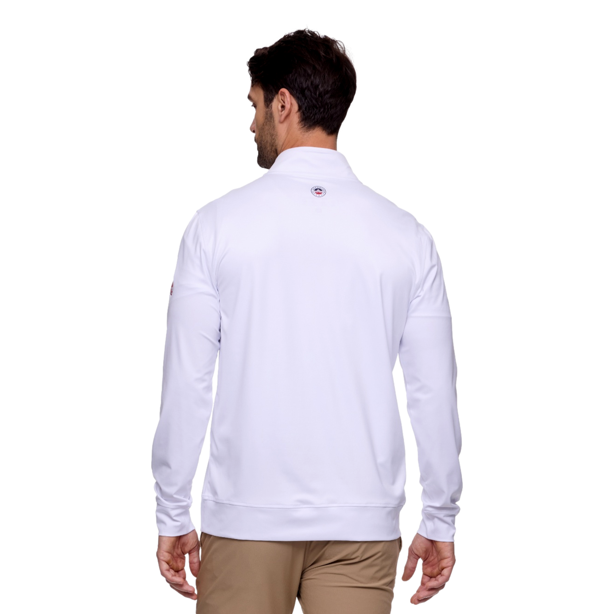 Atlanta Drive GC Men's Journey Chest Stripe Golf Quarter Zip