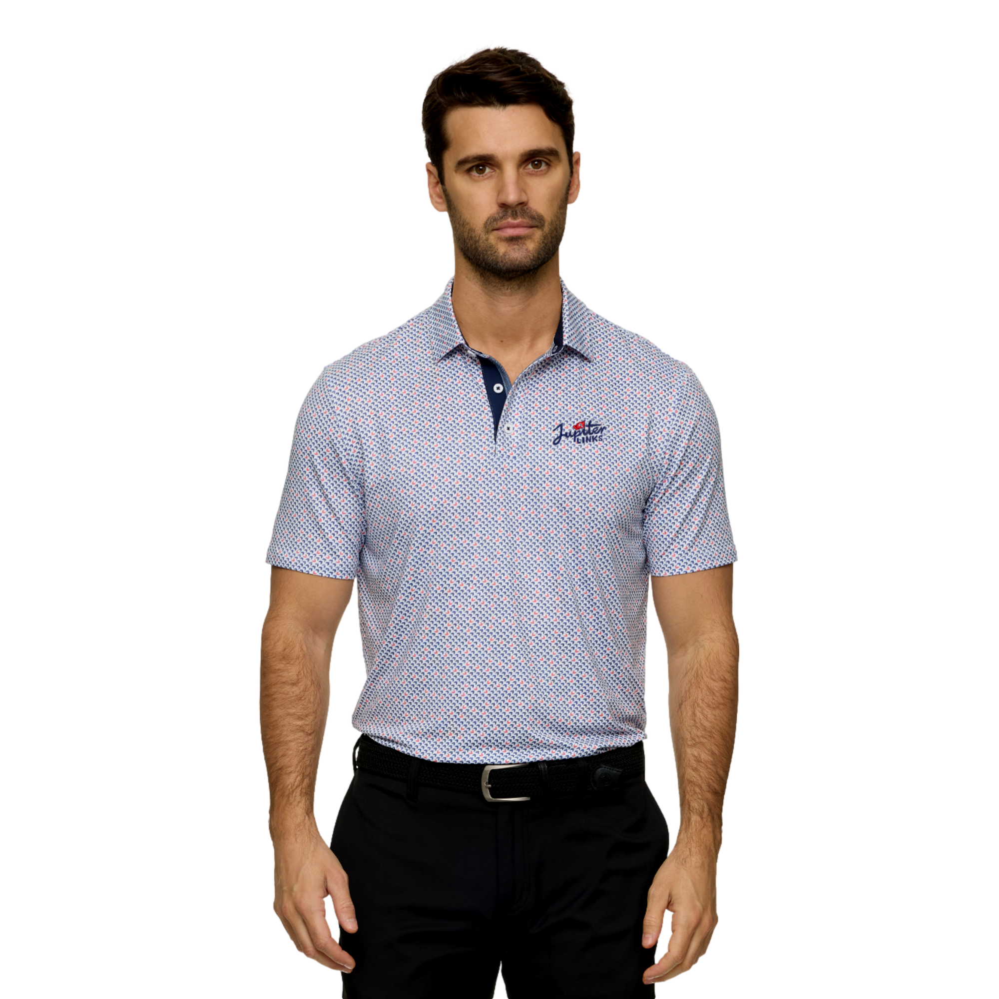 Jupiter Links GC Men's Lakewood Performance Golf Polo Shirt