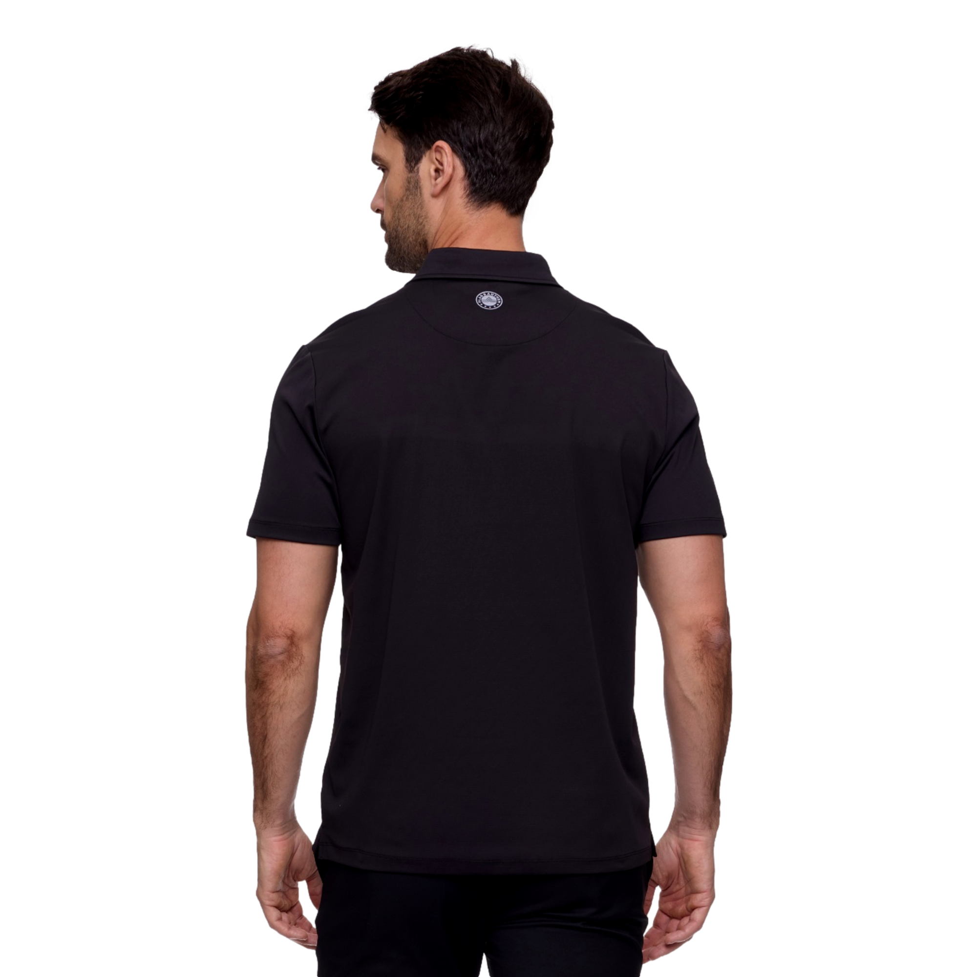 Los Angeles Golf Club Men's Links Textured Performance Golf Polo Shirt