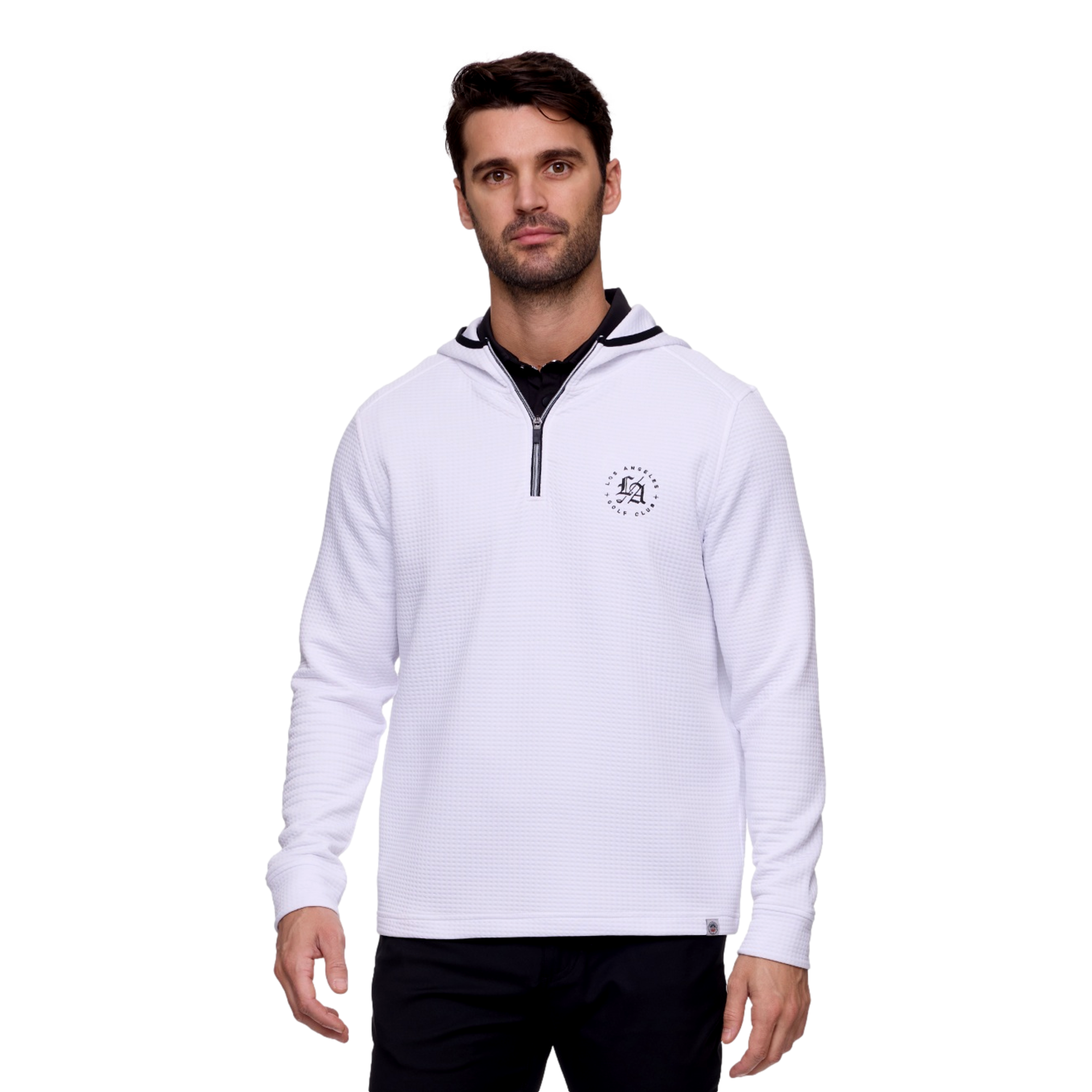 Los Angeles Golf Club Waffle Textured Men's Golf Hoodie