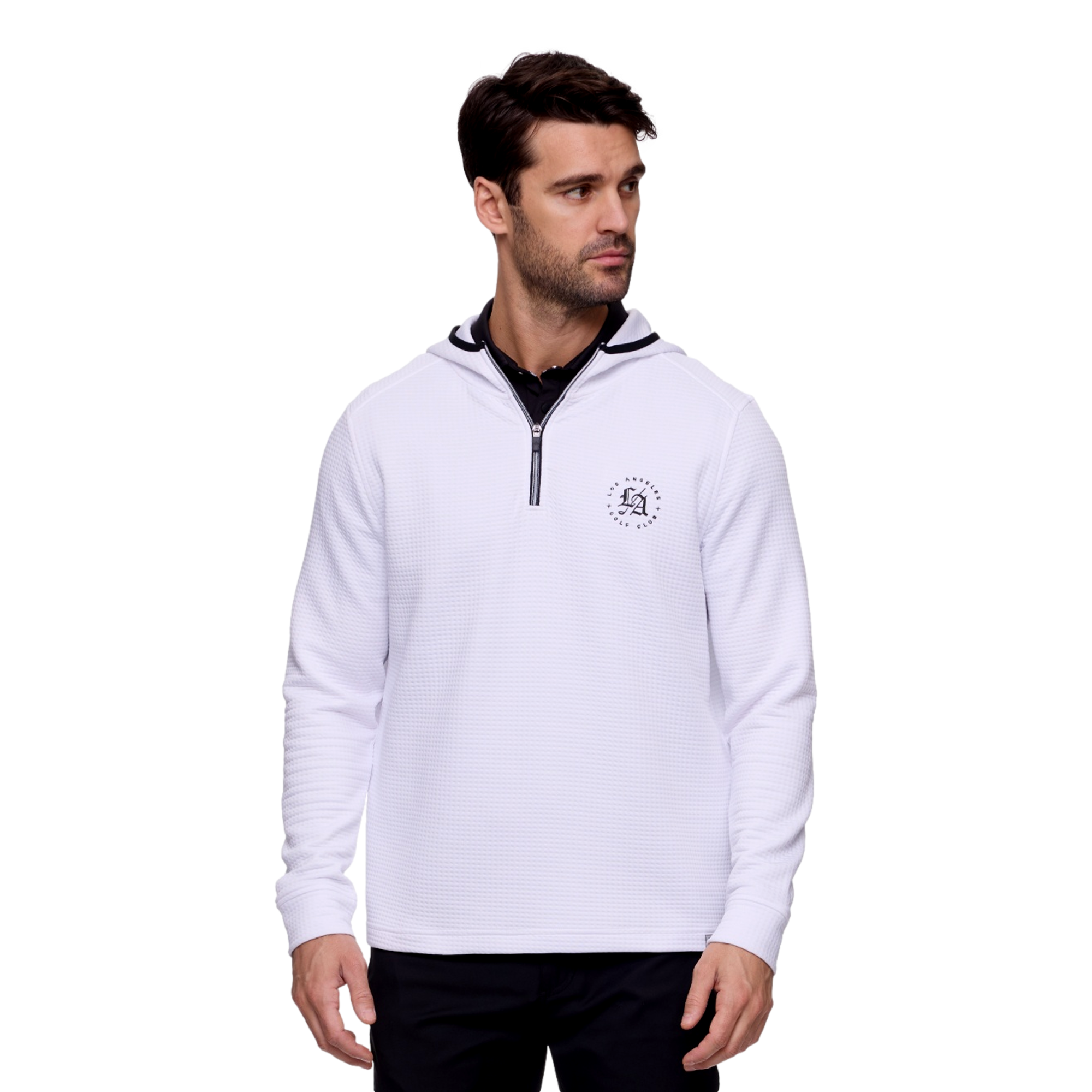 Los Angeles Golf Club Waffle Textured Men's Golf Hoodie