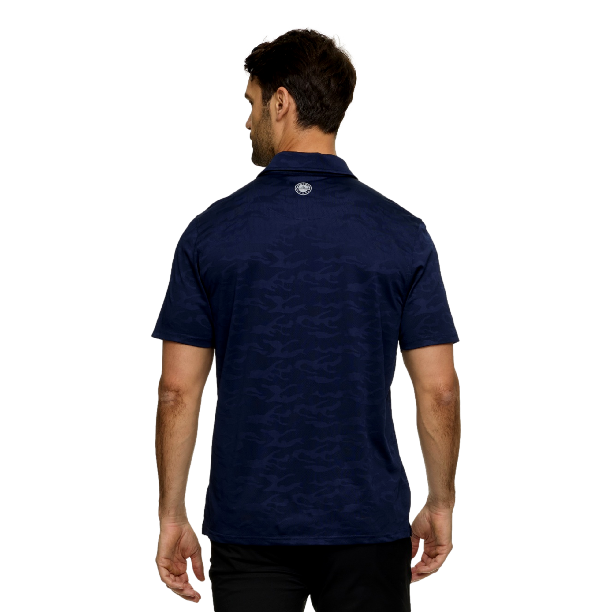 New  York Golf Club Arcadia Camo Jaquard Men's Golf Polo Shirt