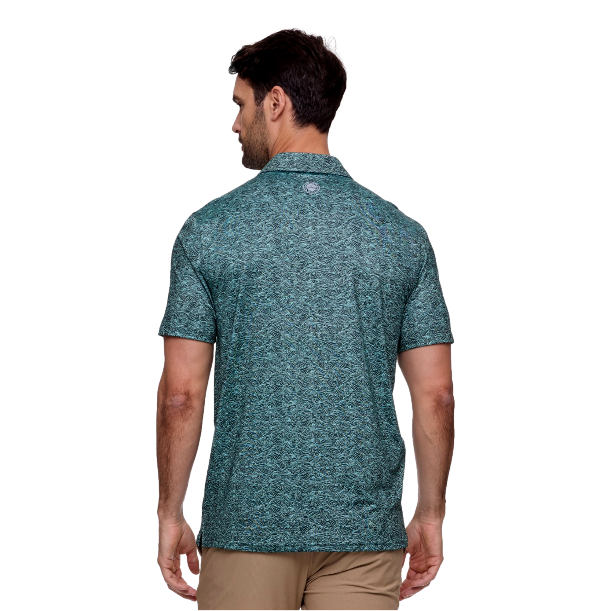 The Bay Golf Club Freemont Wave Men's Golf Polo Shirt