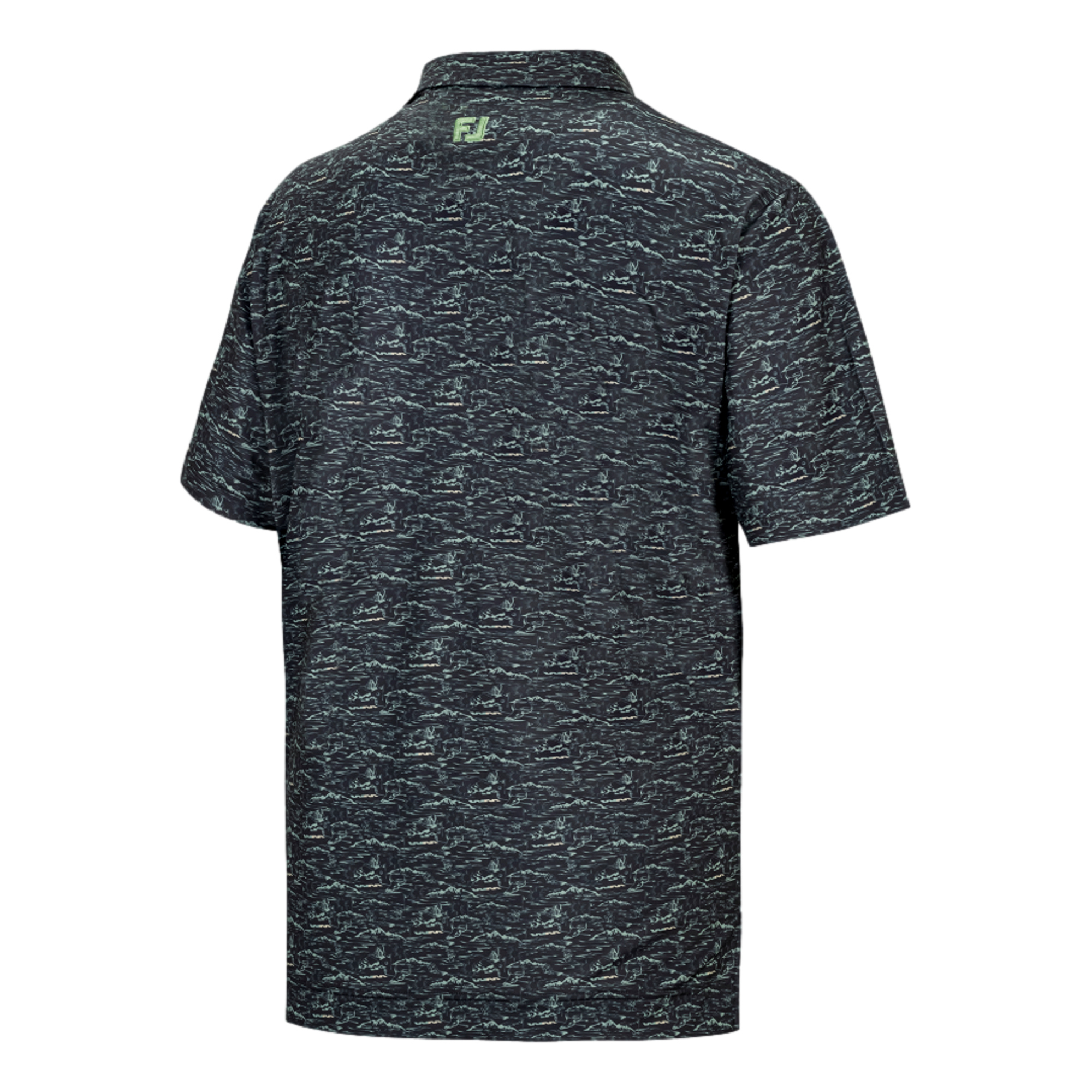 WMPO Desert Print Lisle Men's Golf Polo Shirt