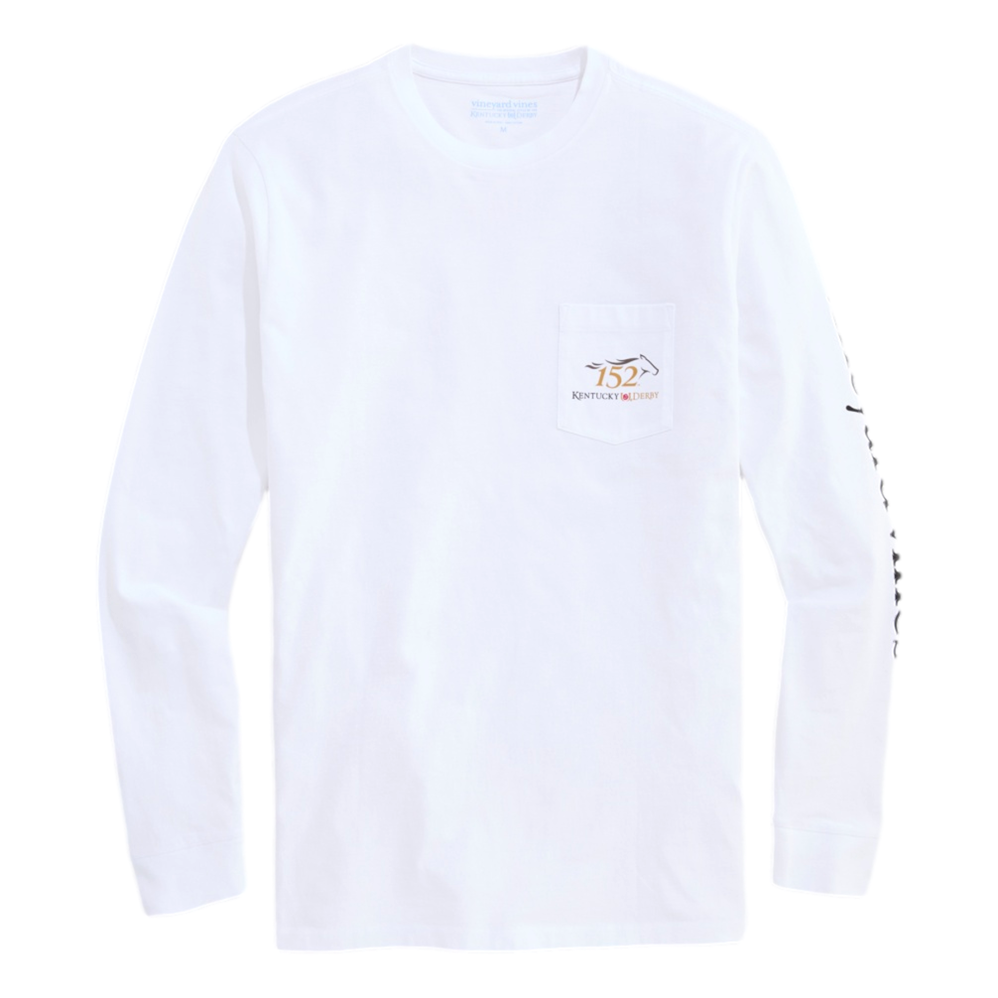 Run For The Roses Men's Long Sleeve Golf T-Shirt