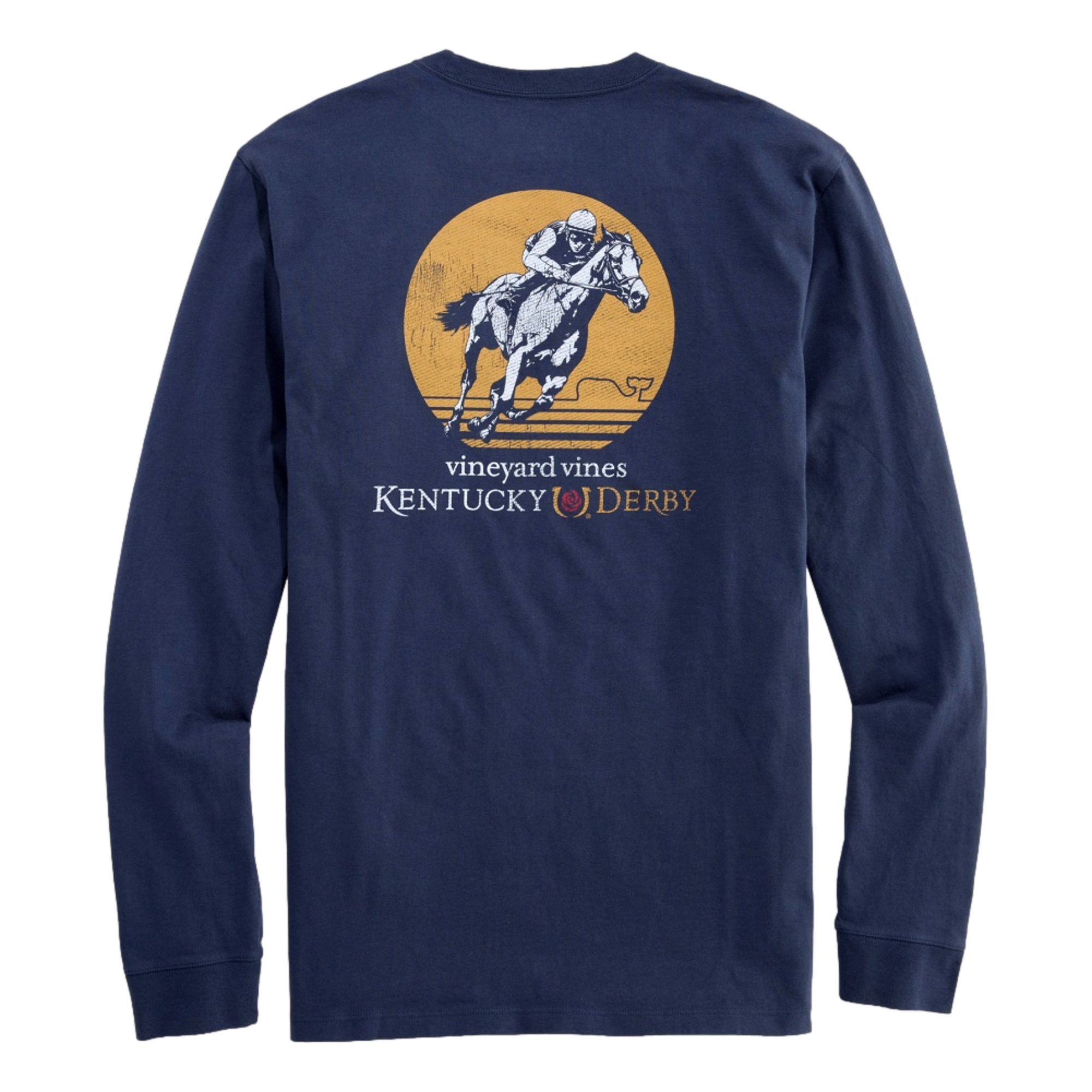 Kentucky Derby Across The Finish Line Long-Sleeve Men's Long Sleeve T-Shirt