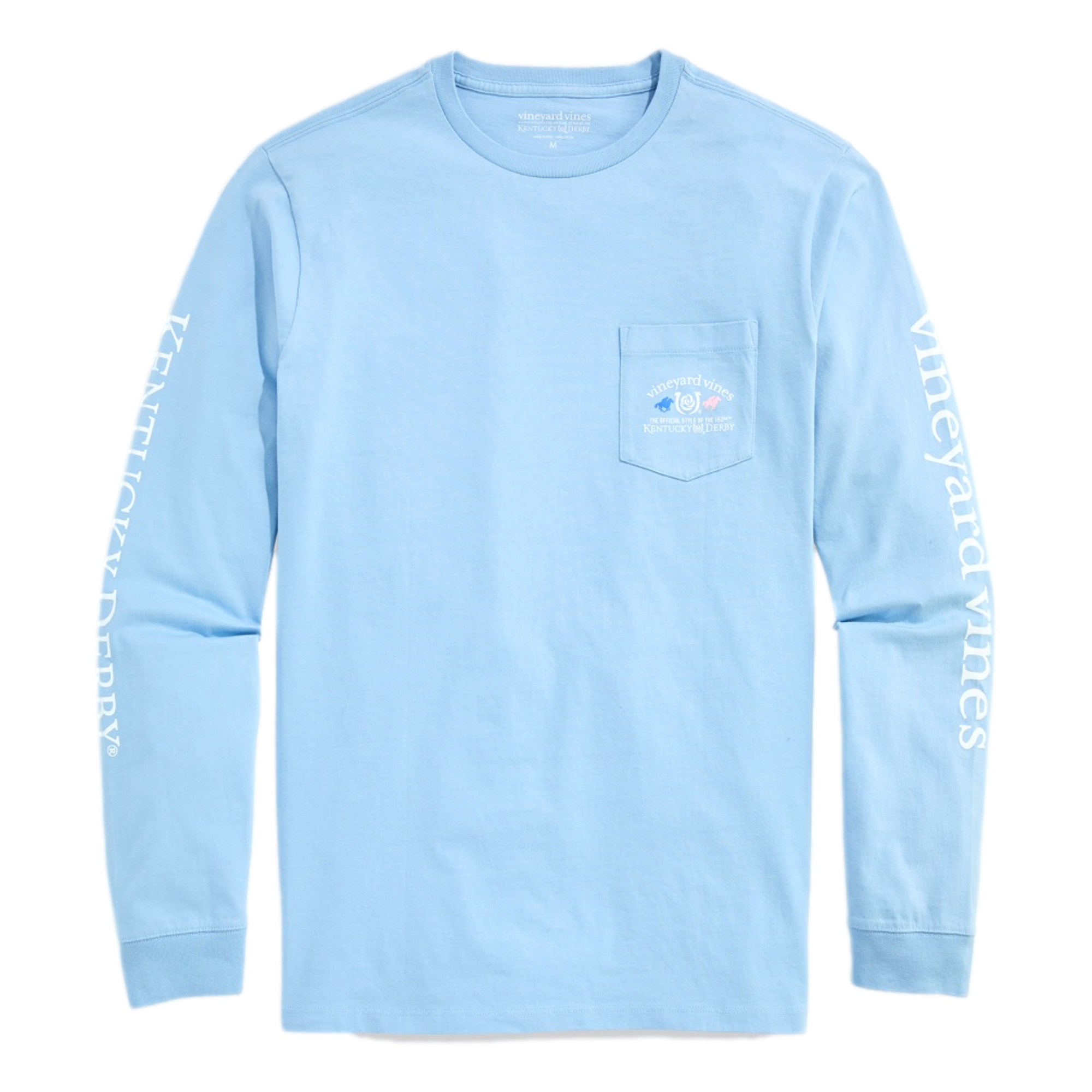 Kentucky Derby And They're Off Long-Sleeve Men's Golf T-Shirt