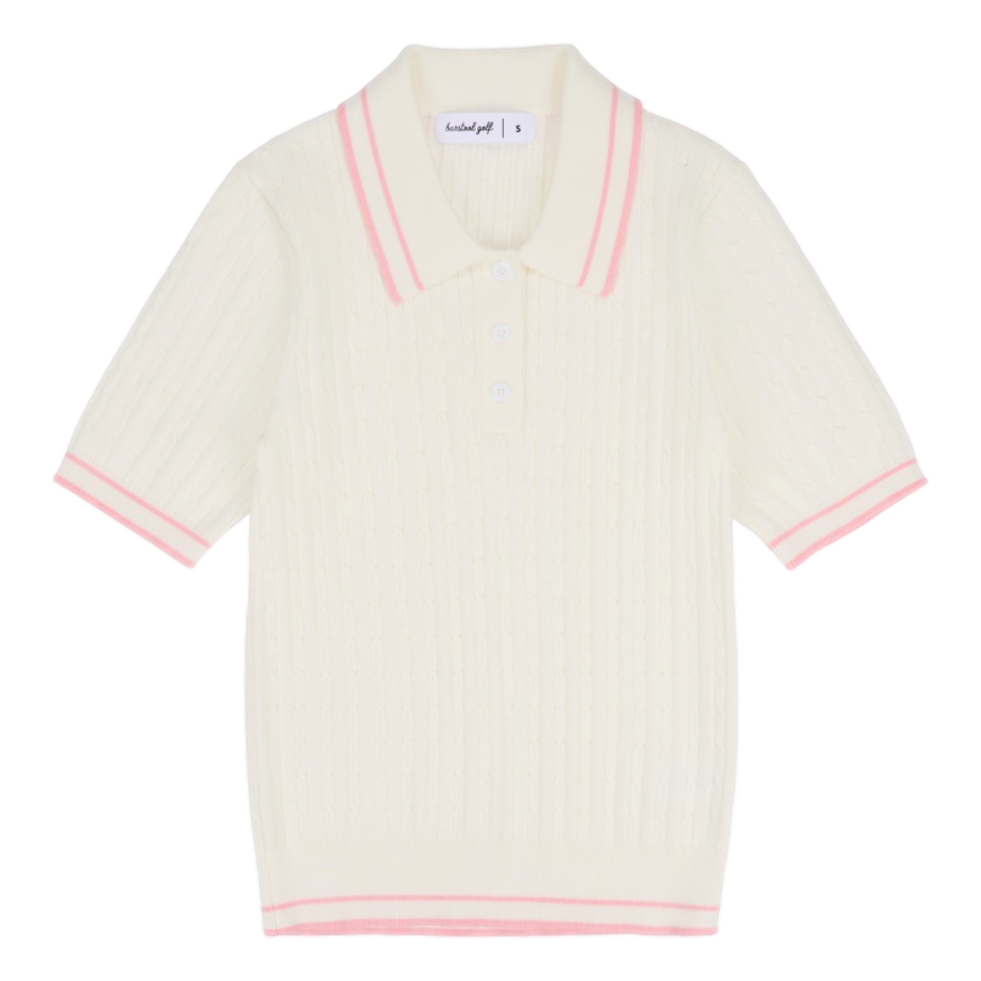 Knit Women's Short Sleeve Golf Polo Shirt
