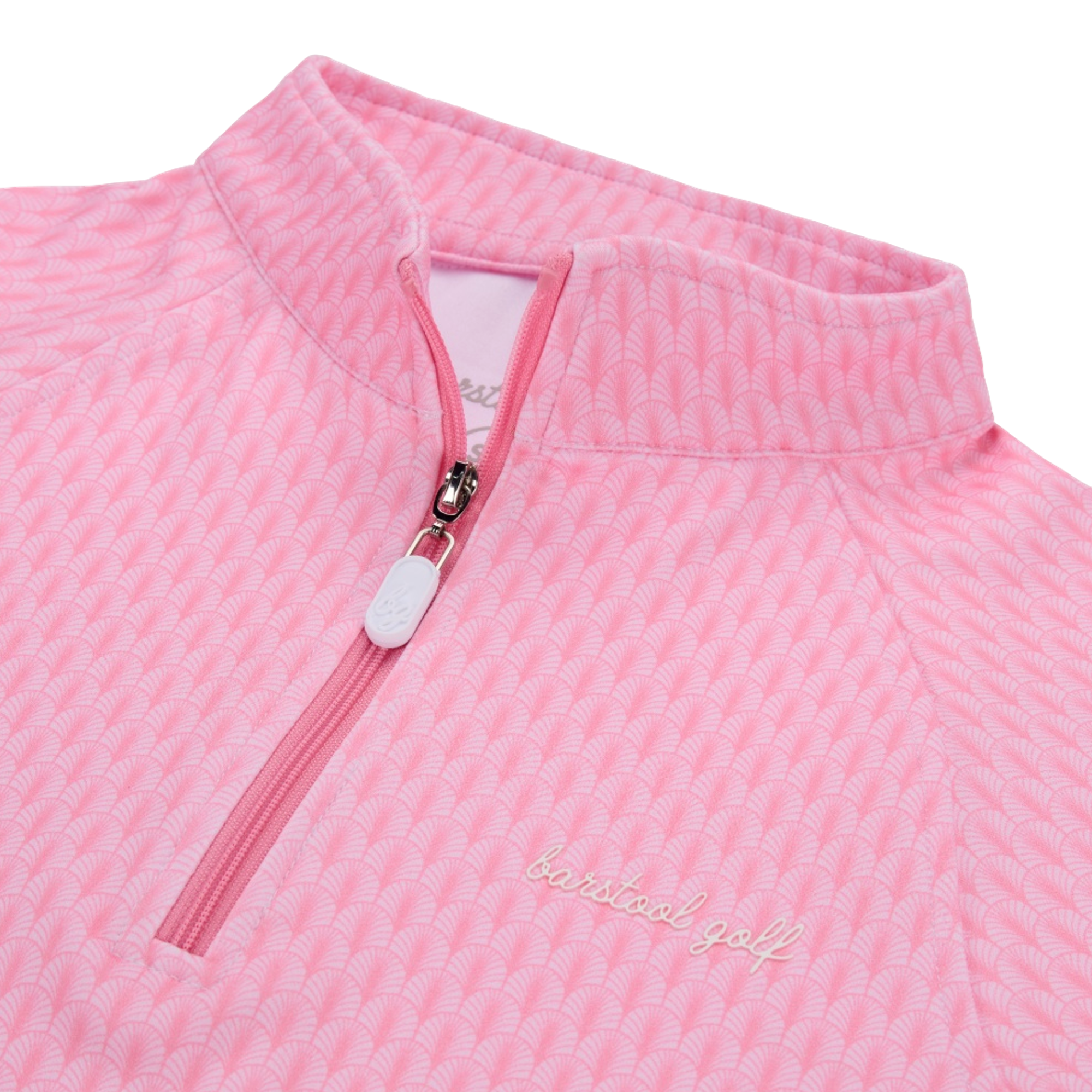 Quarter Zip Women's Short Sleeve Golf Polo Shirt