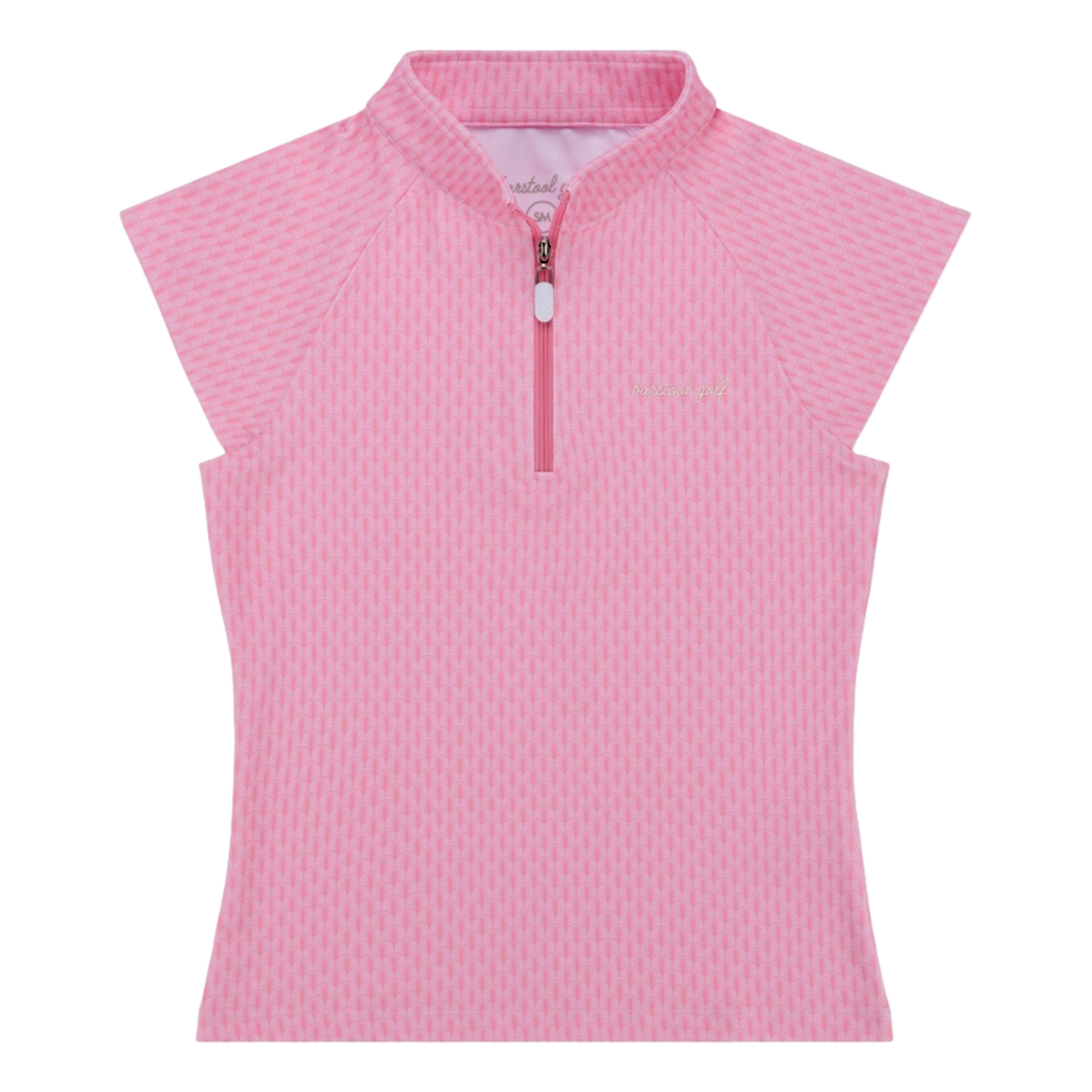 Quarter Zip Women's Short Sleeve Golf Polo Shirt