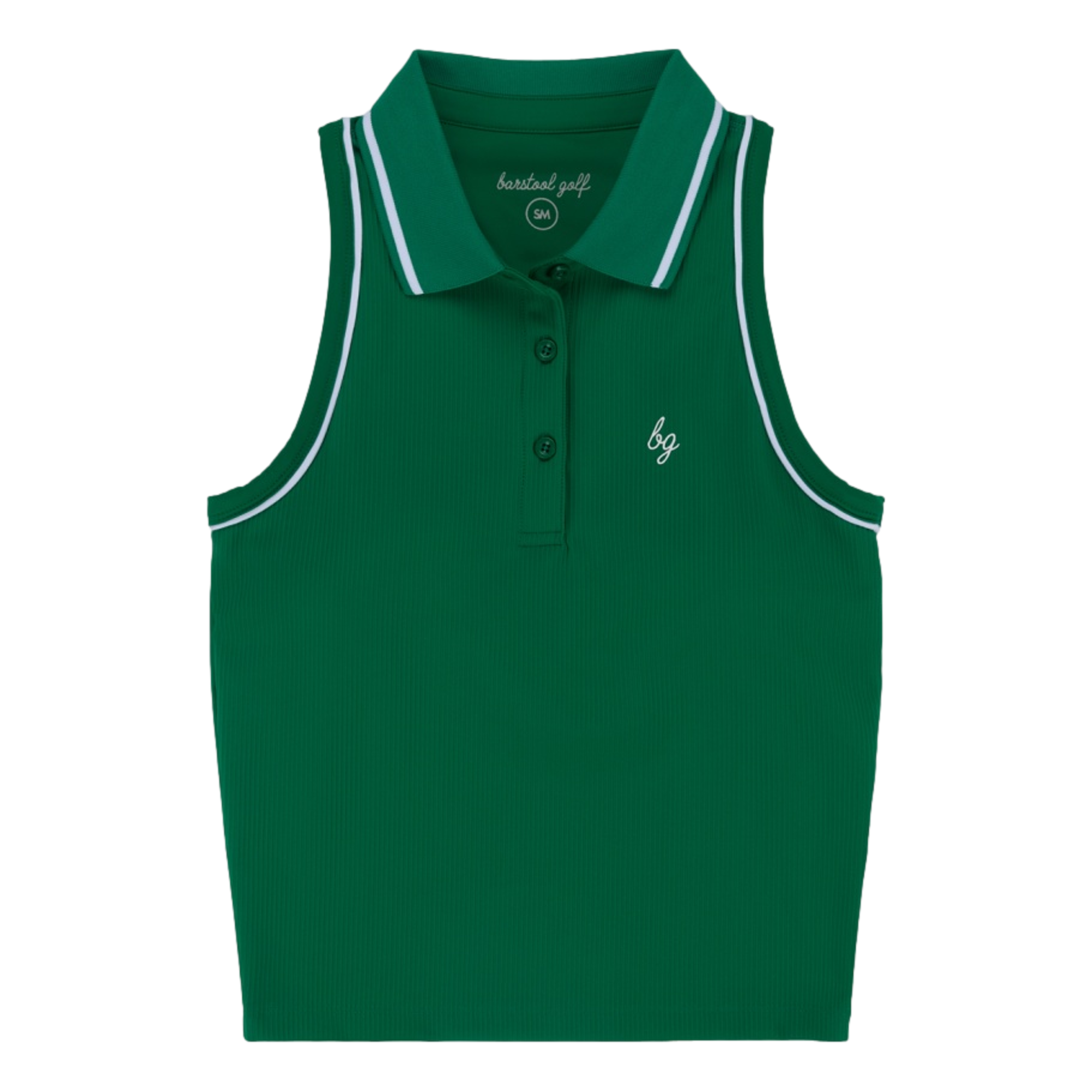 Piped Women's Sleeveless Golf Polo Shirt