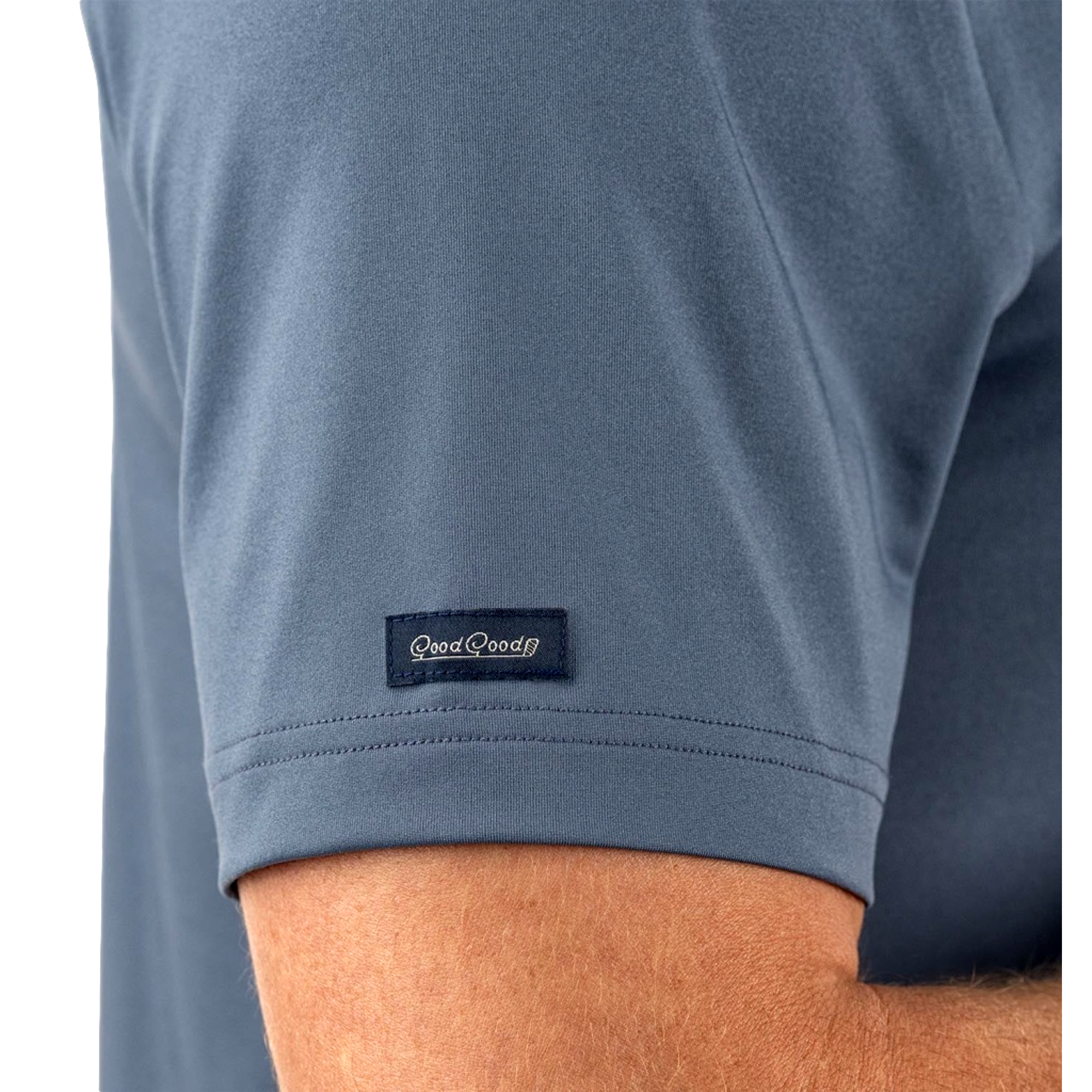 Indigo Mountain Men's Short Sleeve Golf Polo Shirt