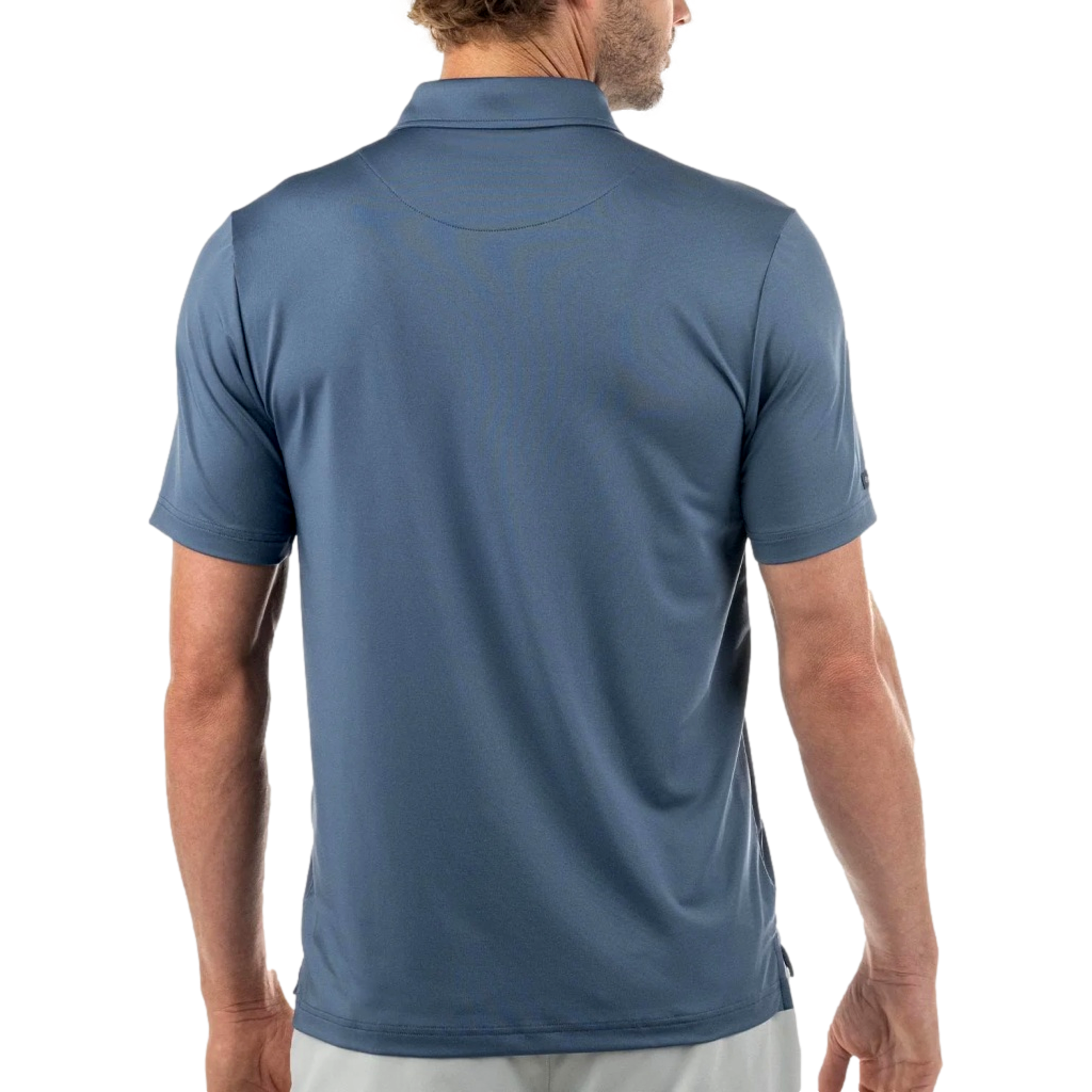 Indigo Mountain Men's Short Sleeve Golf Polo Shirt