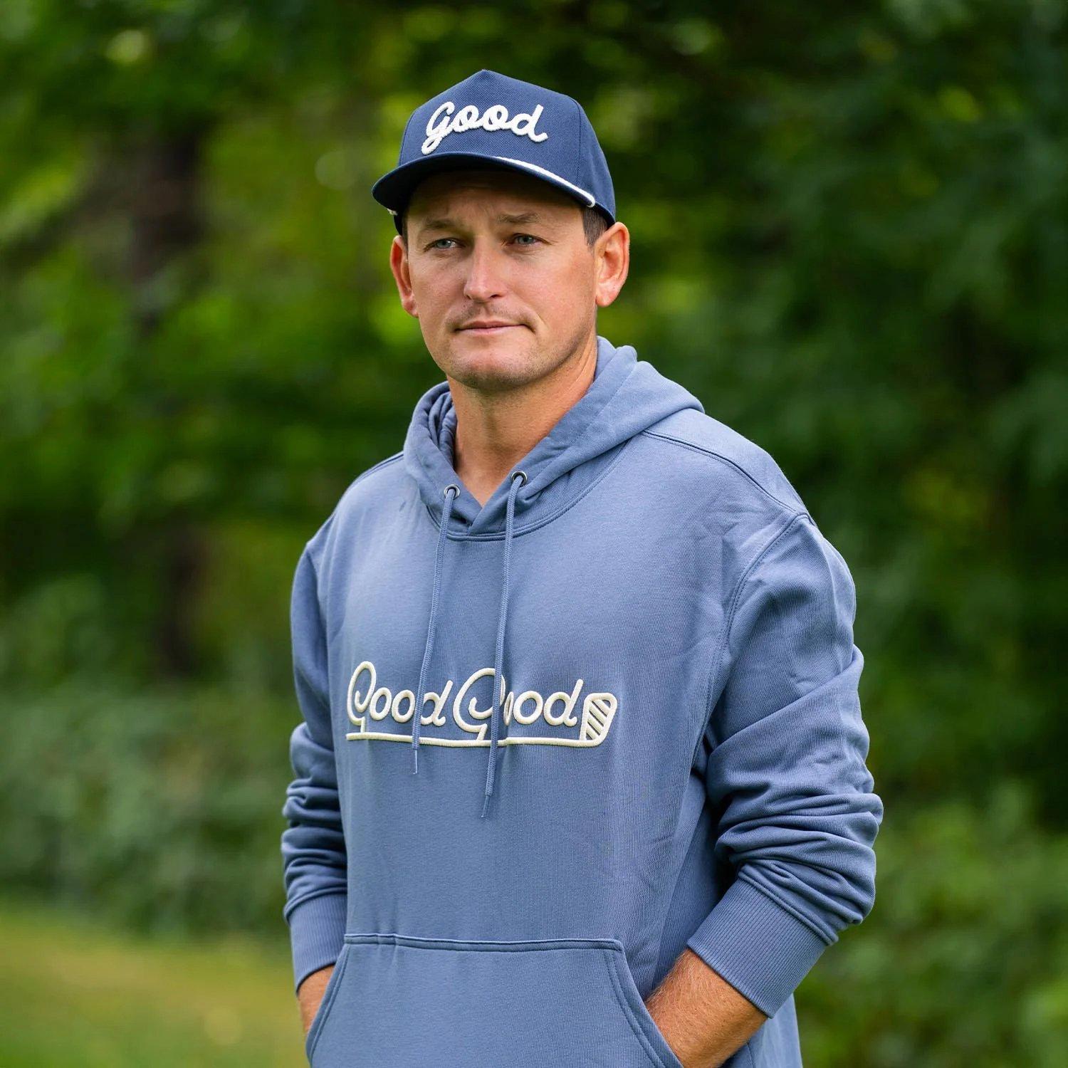Indigo Mountain Fleece Men's Golf Hoodie