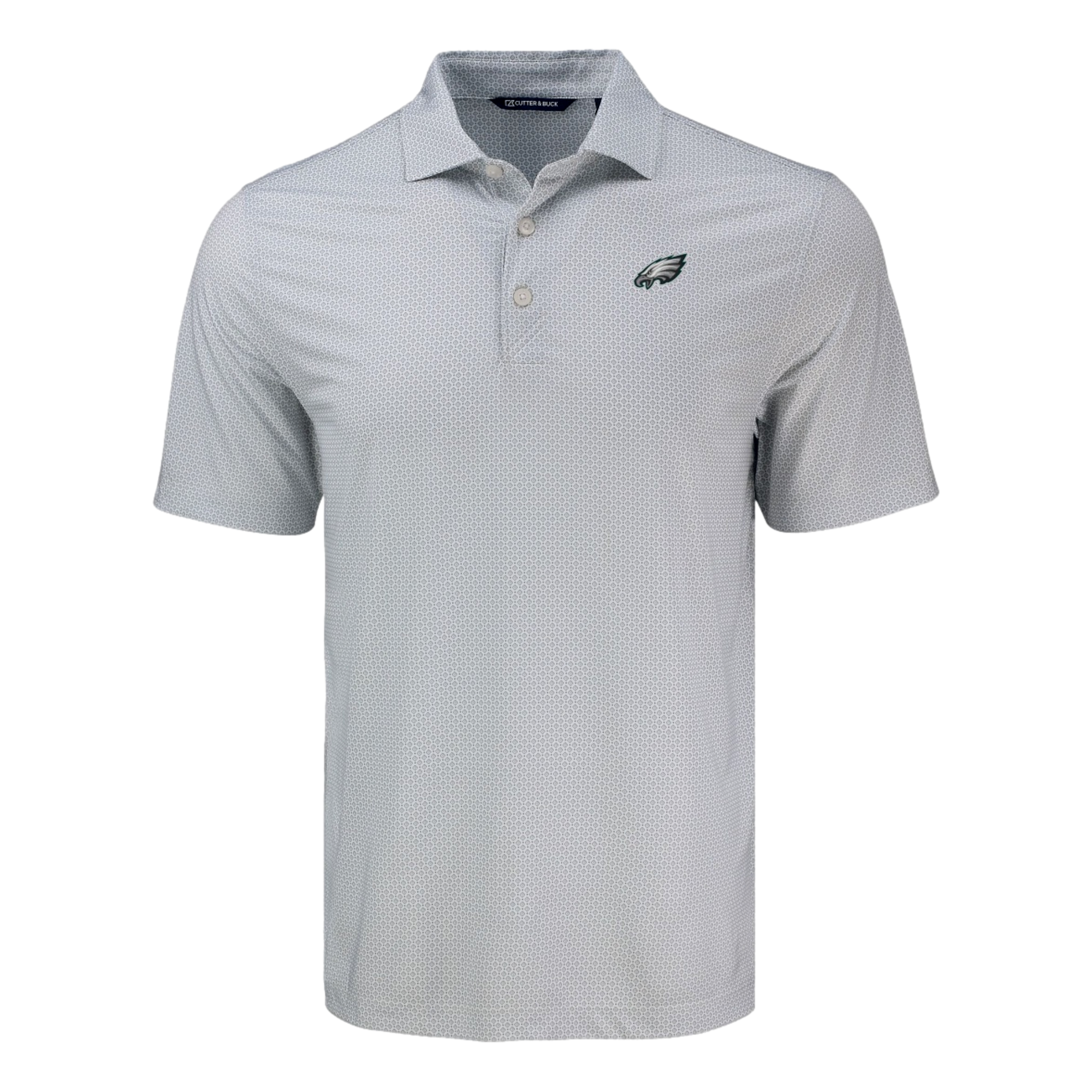 Philadelphia Eagles Pike Eco Diamond Dot Print Men's Short Sleeve Golf Polo Shirt