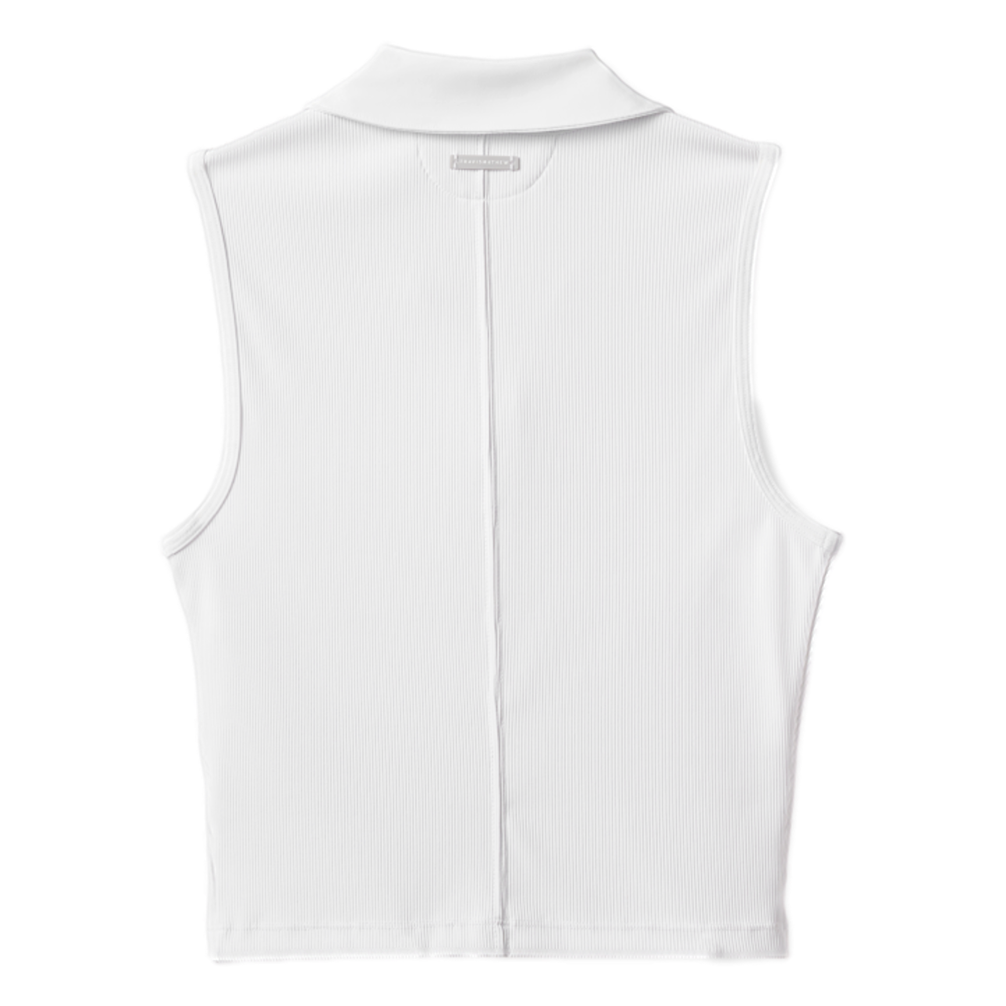 Moveknit Rib Zip Women's Sleeveless Golf Polo Shirt