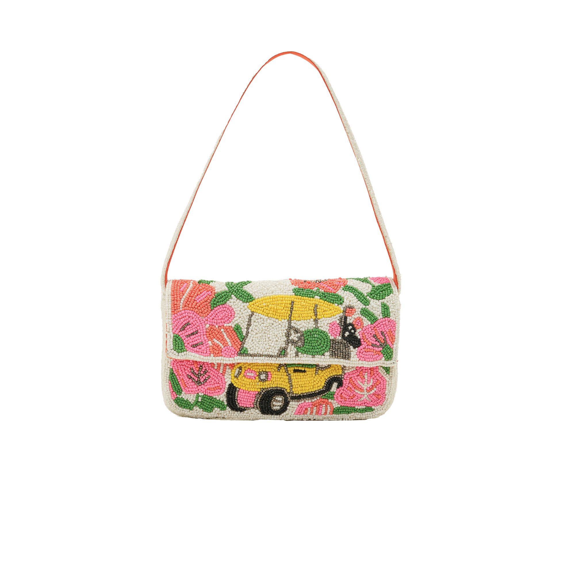 Azelea Golf Cart Beaded Shoulder Bag