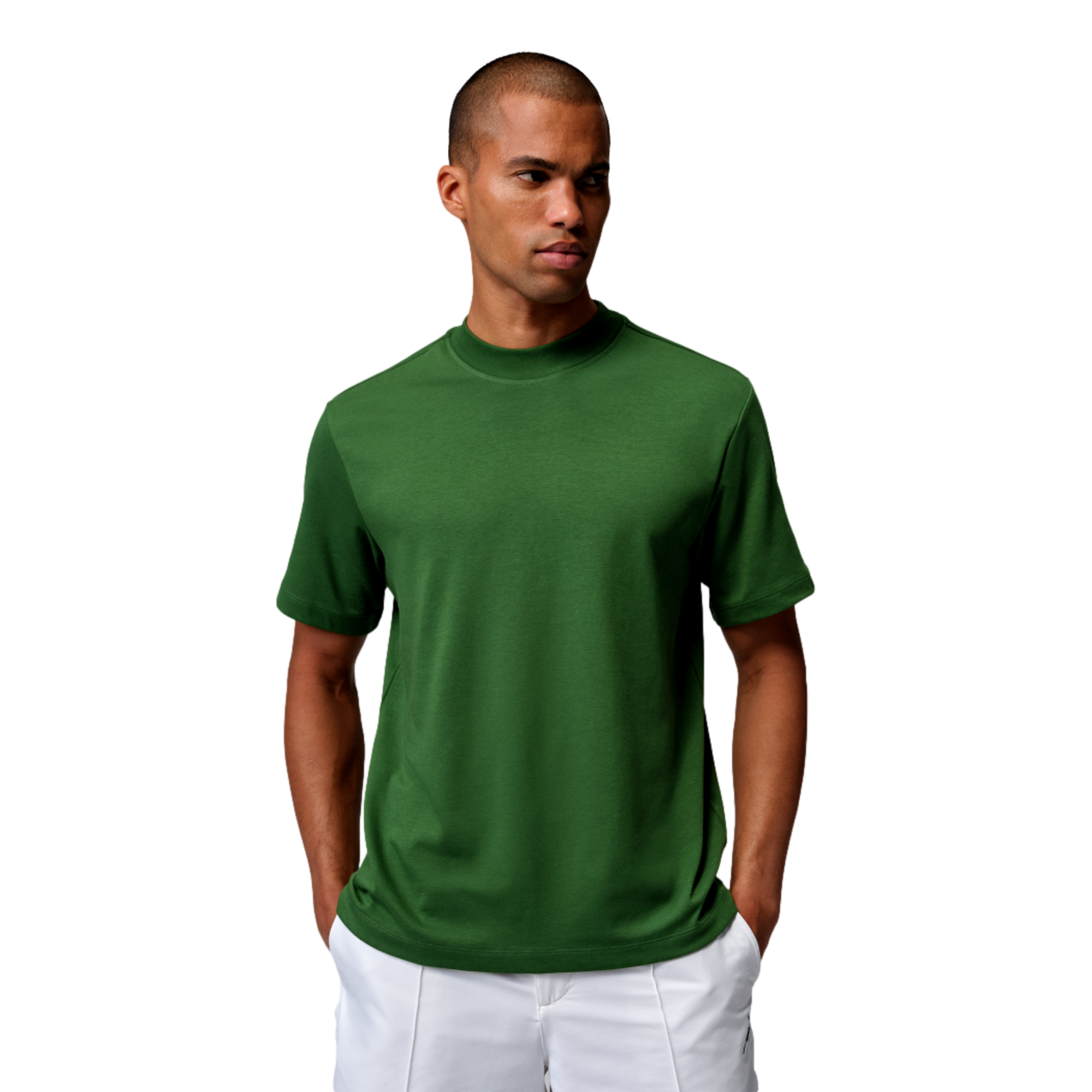 MJ Dri-FIT Mock Neck Men's Golf Polo Shirt
