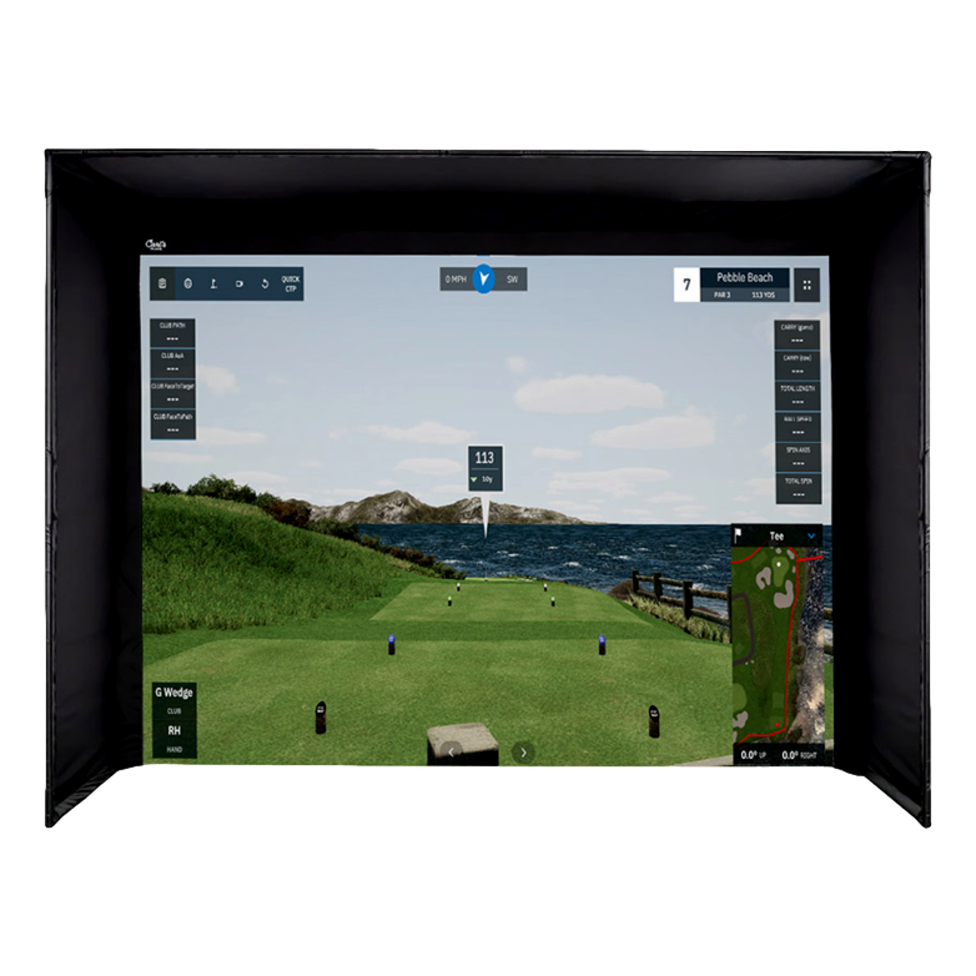 DIY Golf Simulator Enclosure Kit - Includes Pipe Framing Kit & Foam Kit
